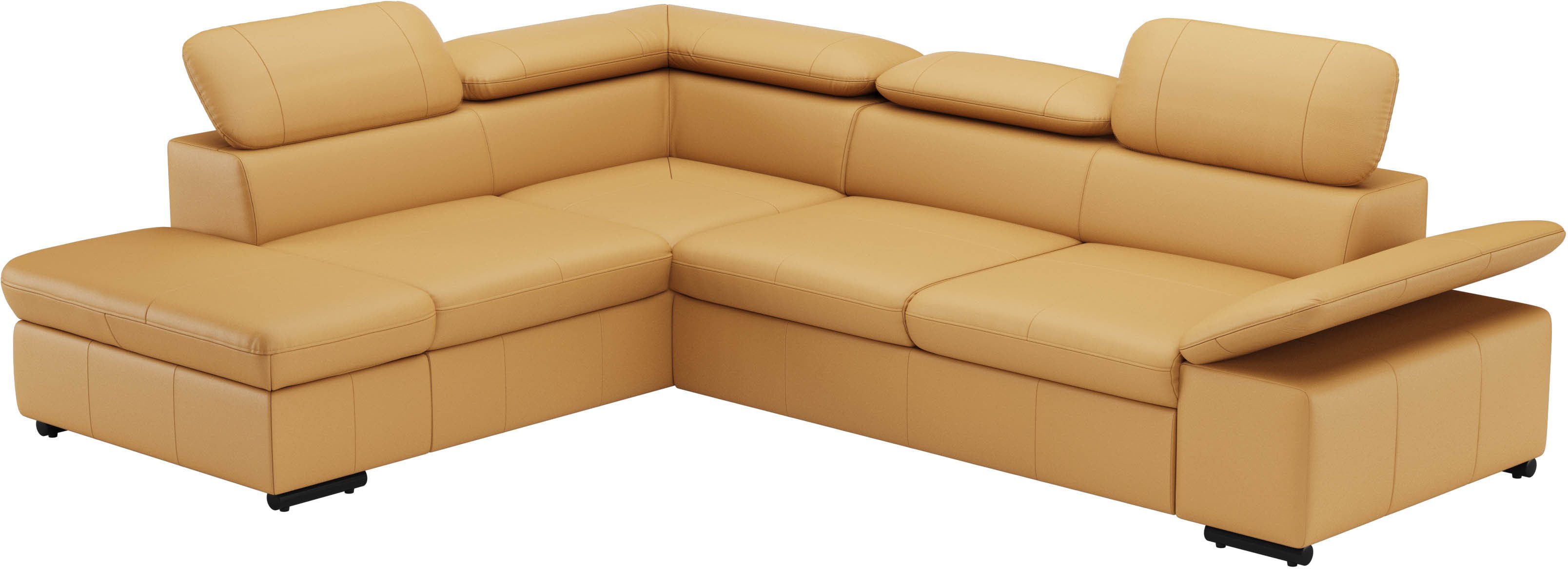 sit&more Hoekbank Alcudia L-vorm met armverstelling, optionele hoofdeindverstelling en bedfunctie