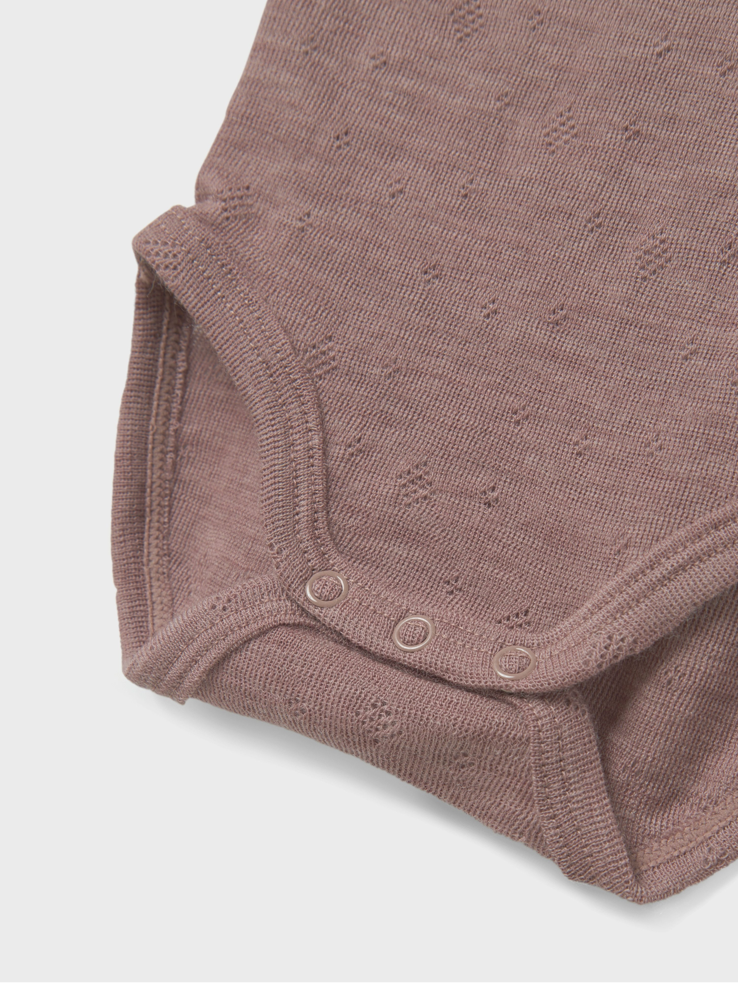 Name It Body met lange mouwen NBFWANG WOOL NEEDLE LS BODY SOLID NOOS