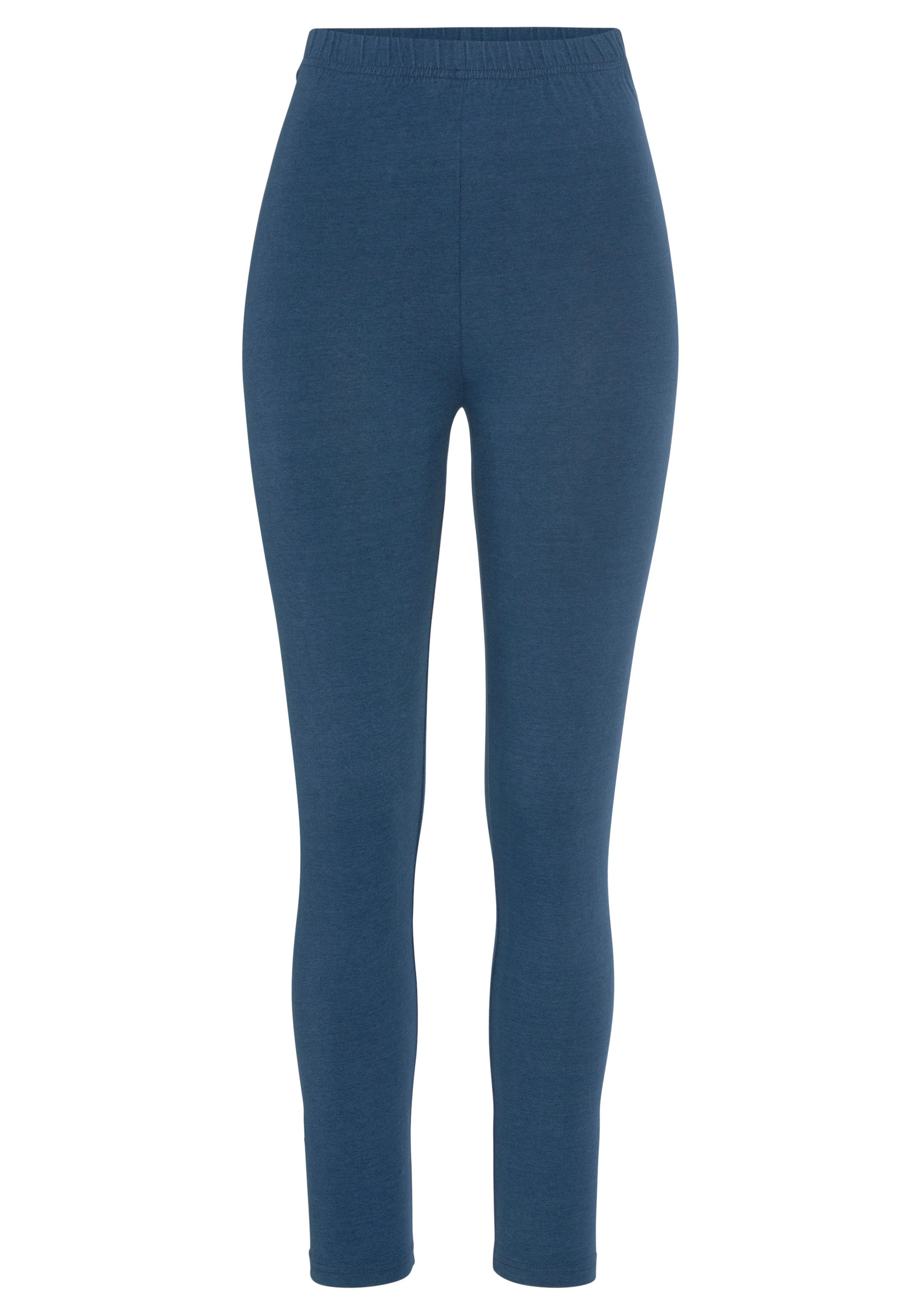 vivance active Legging met rubberen tailleband loungewear (2-delig Set van 2)
