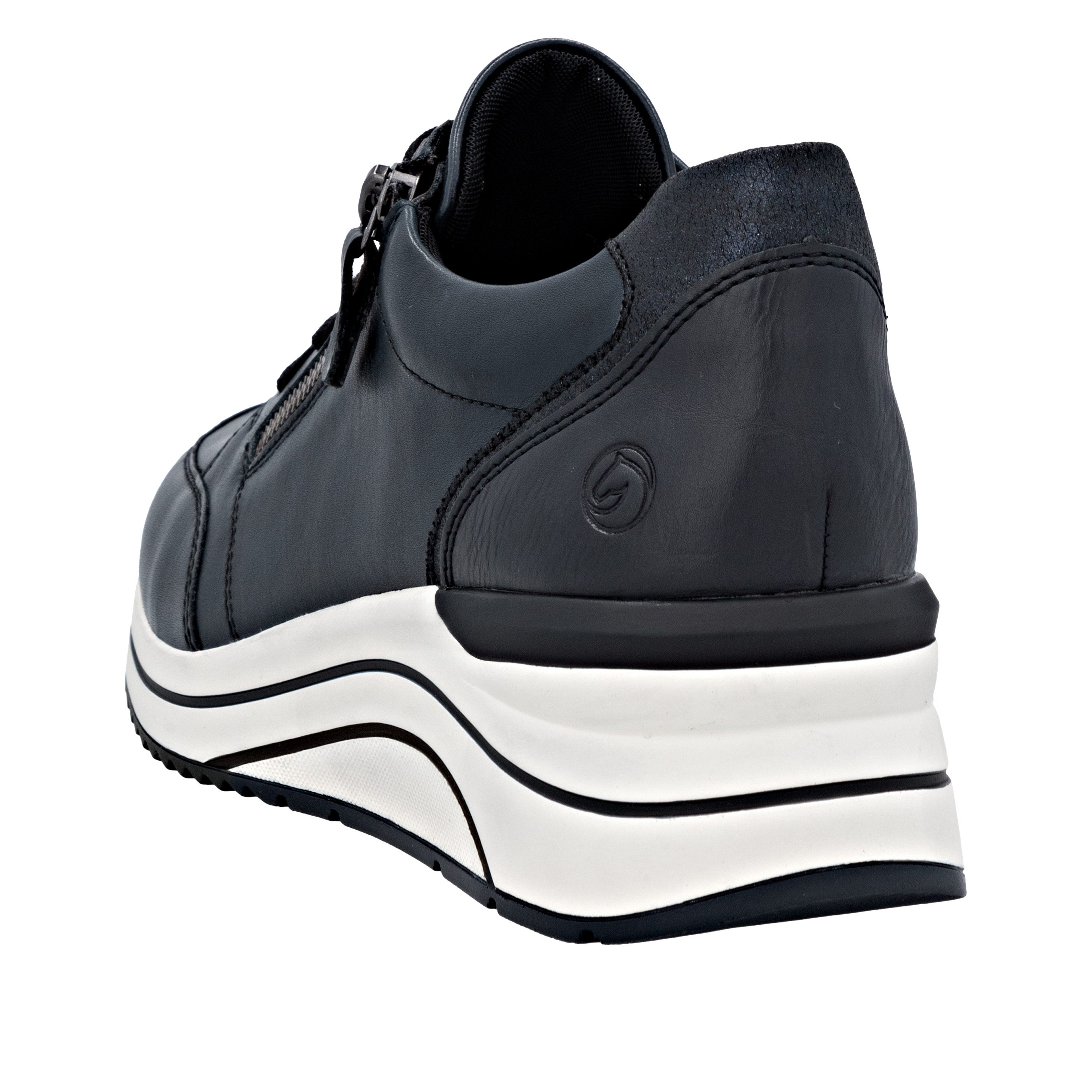 Remonte Sneakers met sleehak , vrijetijdsschoen, lage schoen, veterschoen met riekertex-membraan