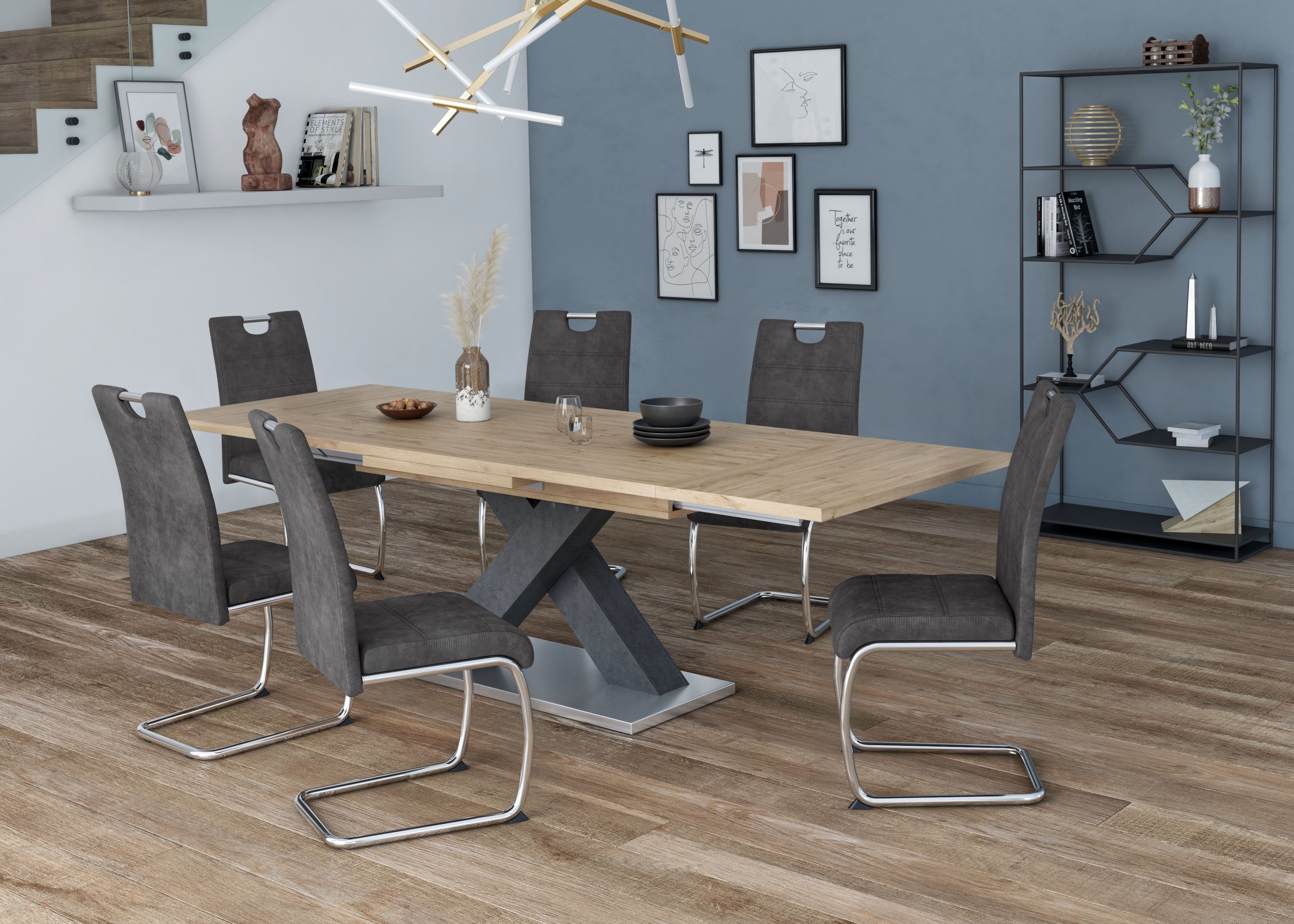HELA Vrijdragende stoel Flora, eetkamerstoelen