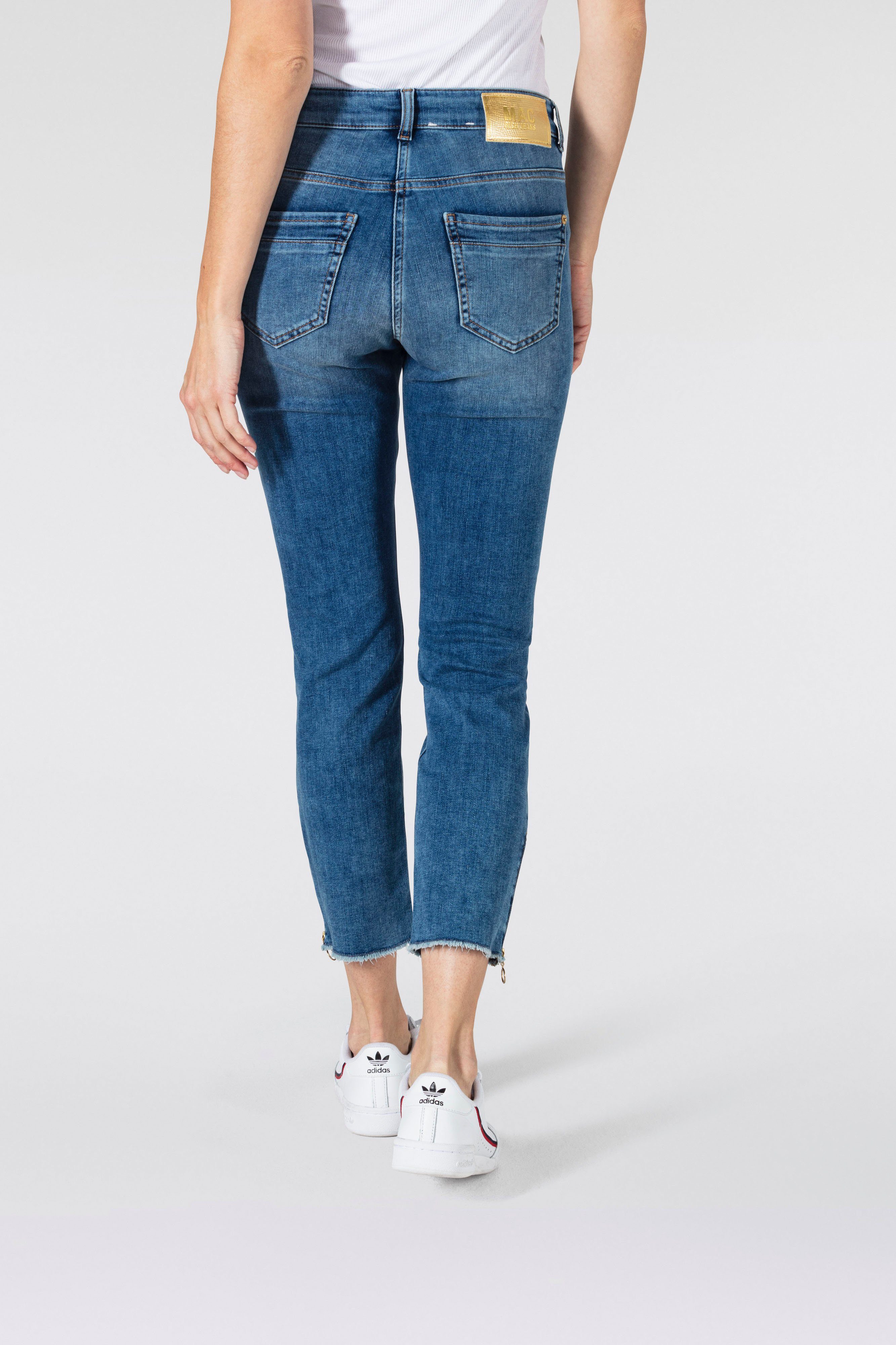 MAC Ankle jeans Rich-slim chic Met bijzonder kleingeldzakje