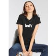 levi's t-shirt the perfect tee met merkopschrift zwart