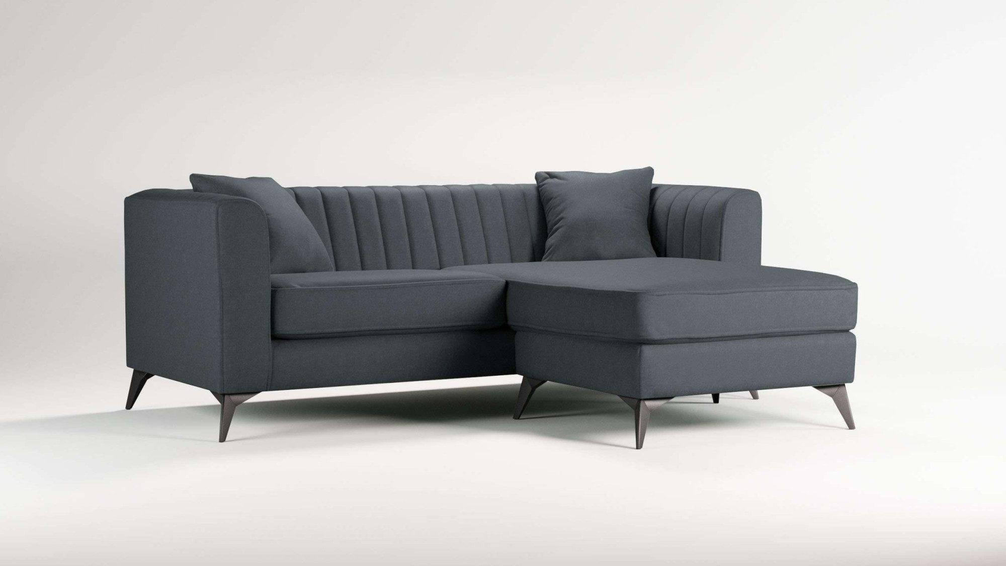 Places of Style Hoekbank MATTHEW L-vorm ideaal voor kleine ruimtes, afmetingen B/D/H: 201/162/74 cm