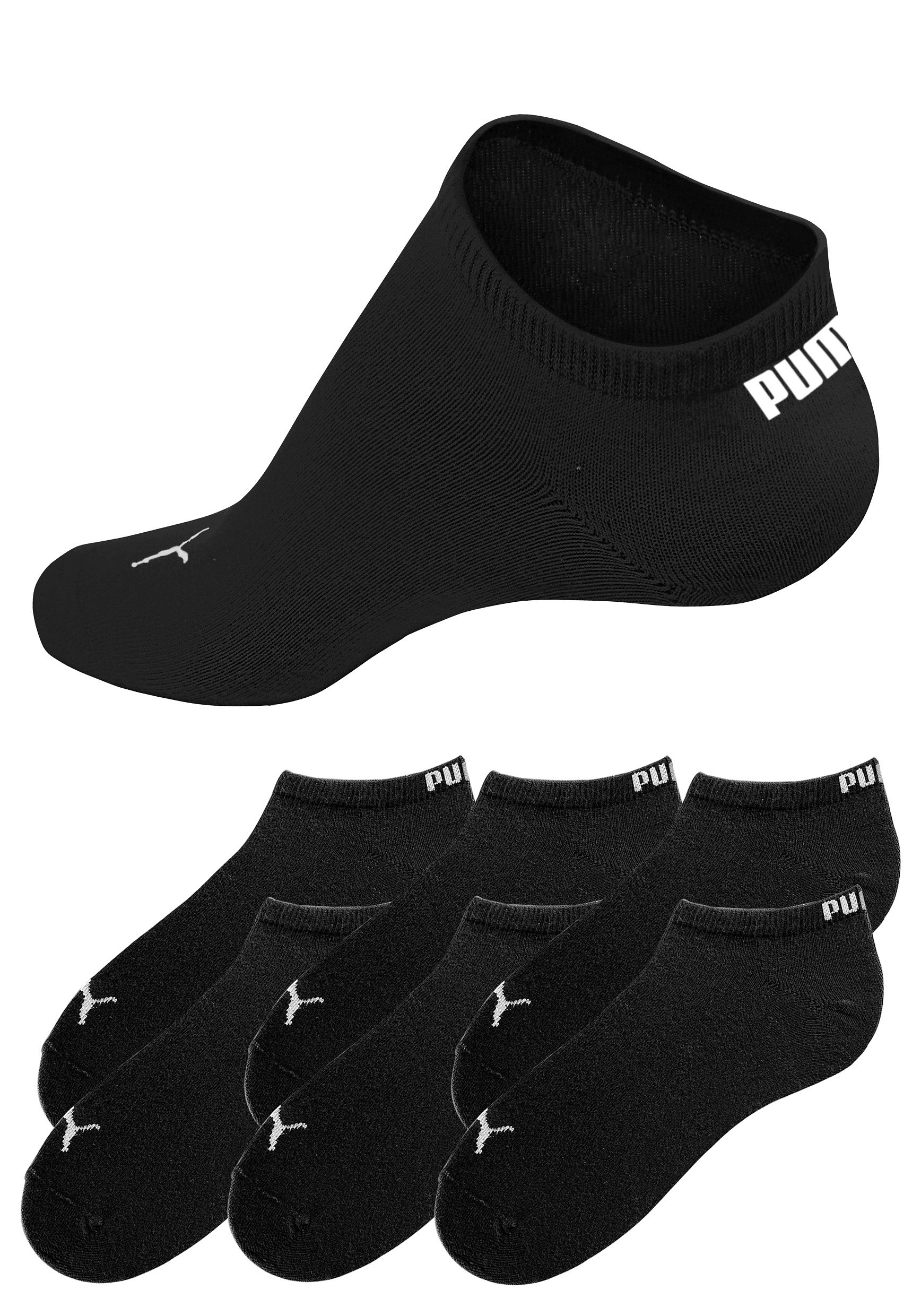 PUMA Sneakersokken met ingebreid logo (6 paar)