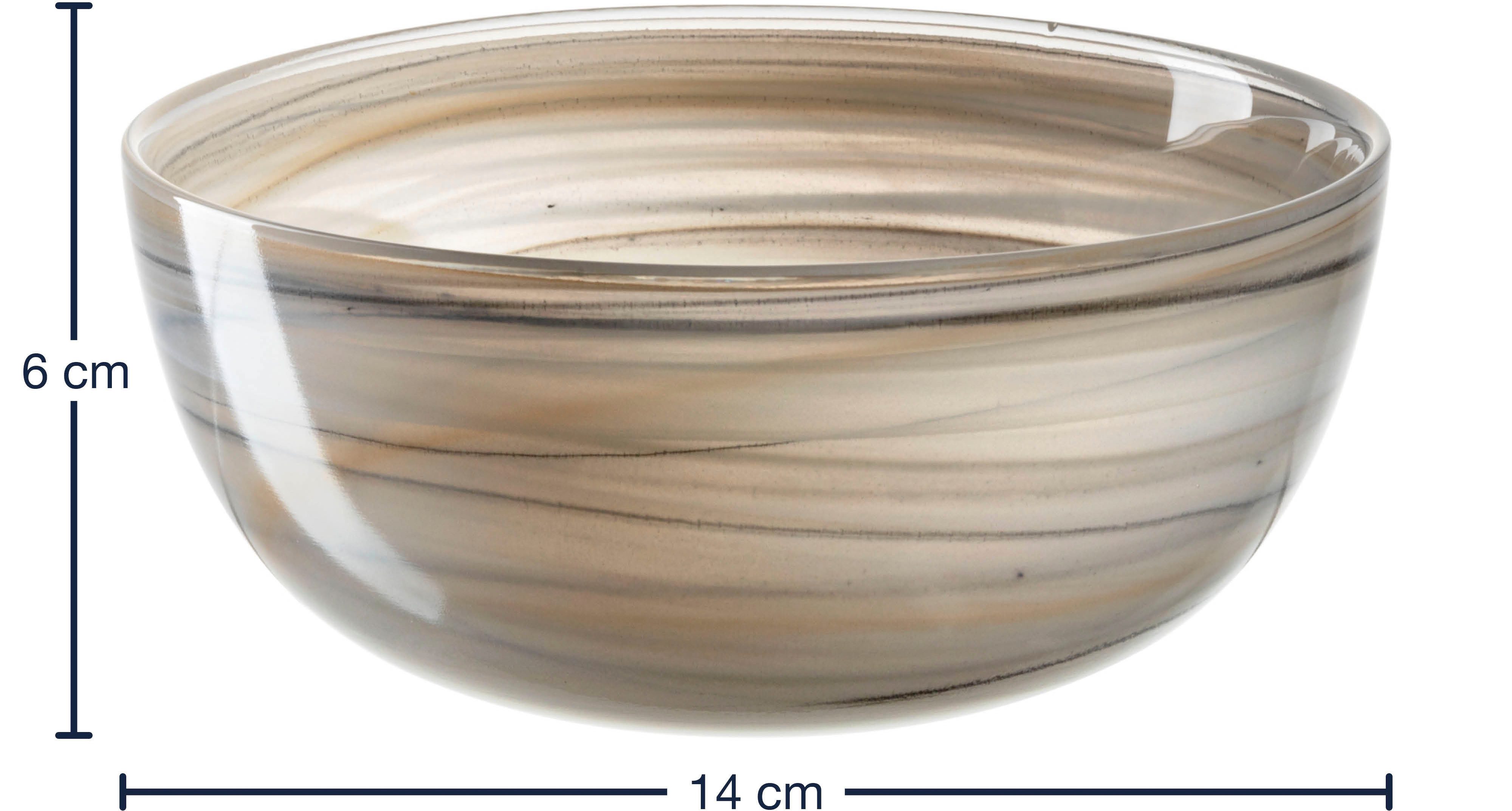 LEONARDO Schaal ALABASTRO, 14 cm, 4-delig set (set, 4-delig)