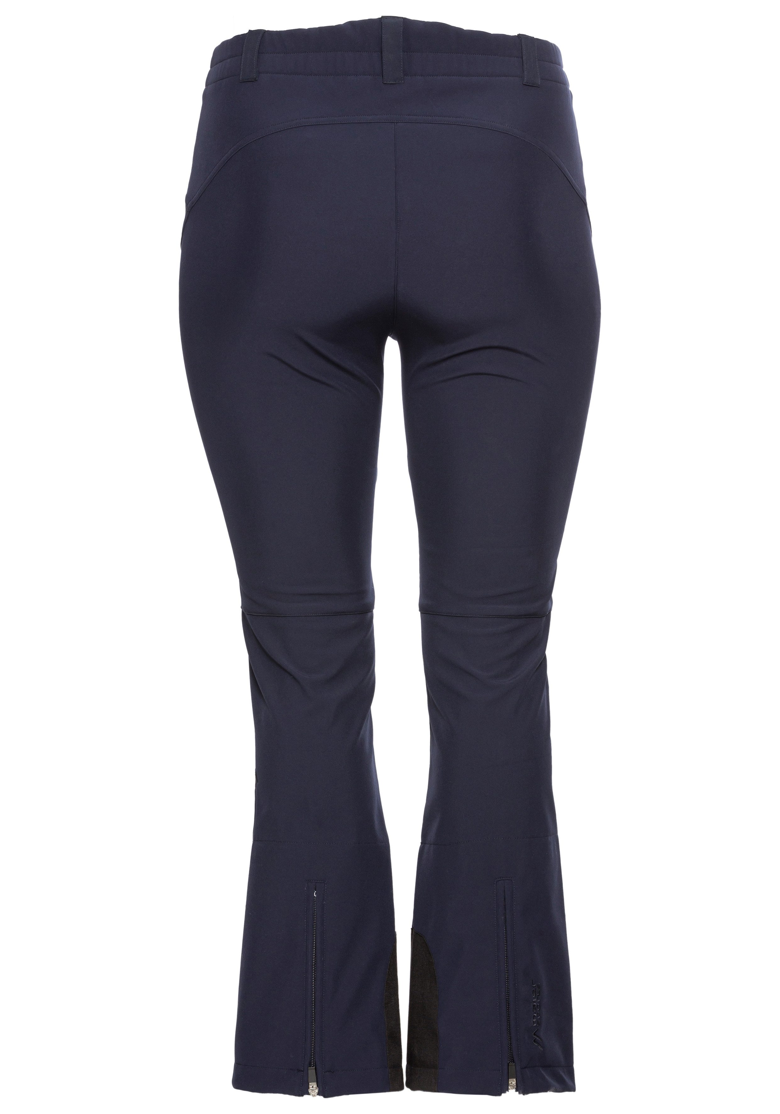 Maier Sports Skibroek Van softshell Waterafstotend & windafstotend & ademend & grote maten