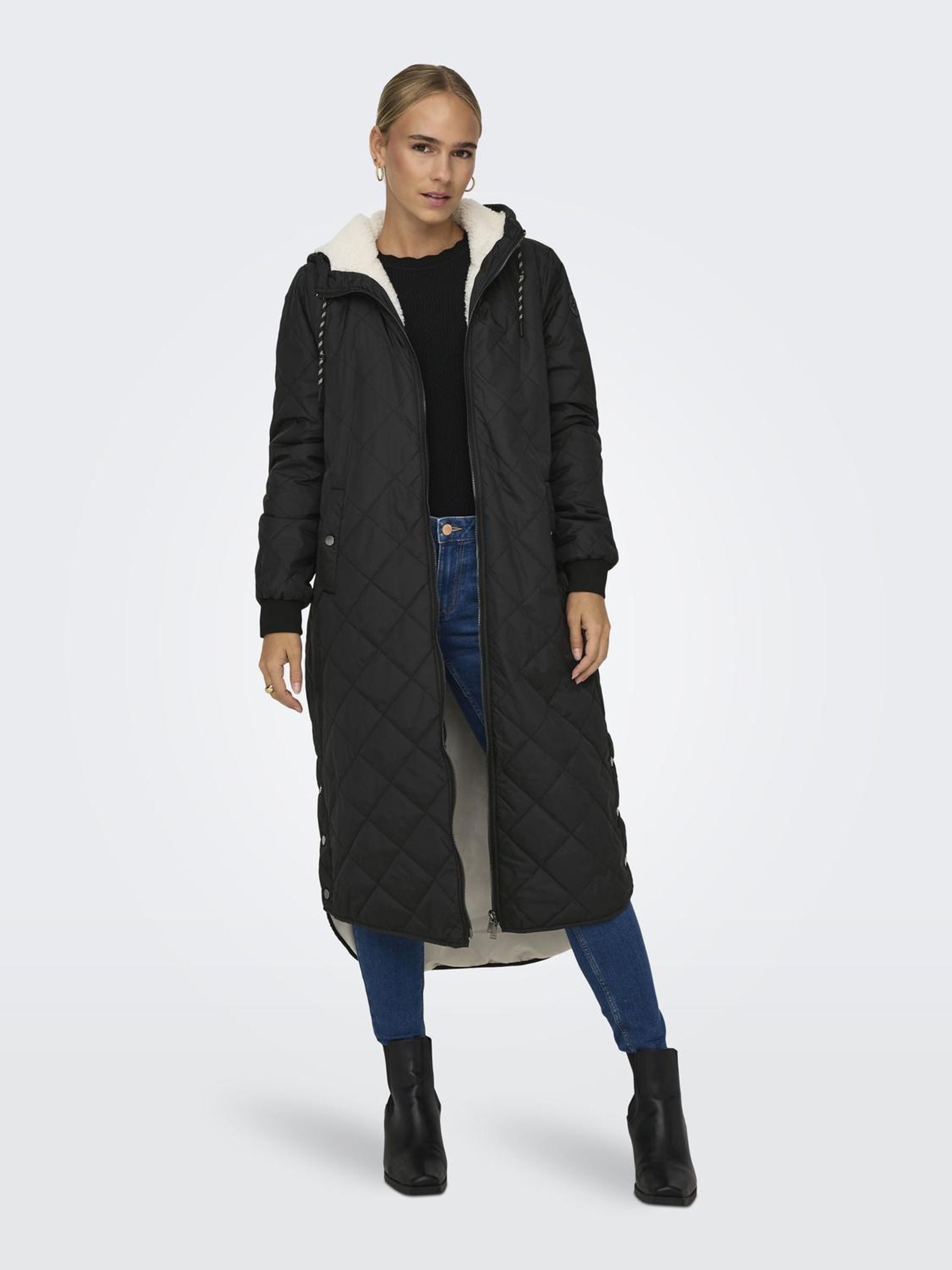 Only Gewatteerde jas ONLNEWSANDY QUILT COAT CC OTW