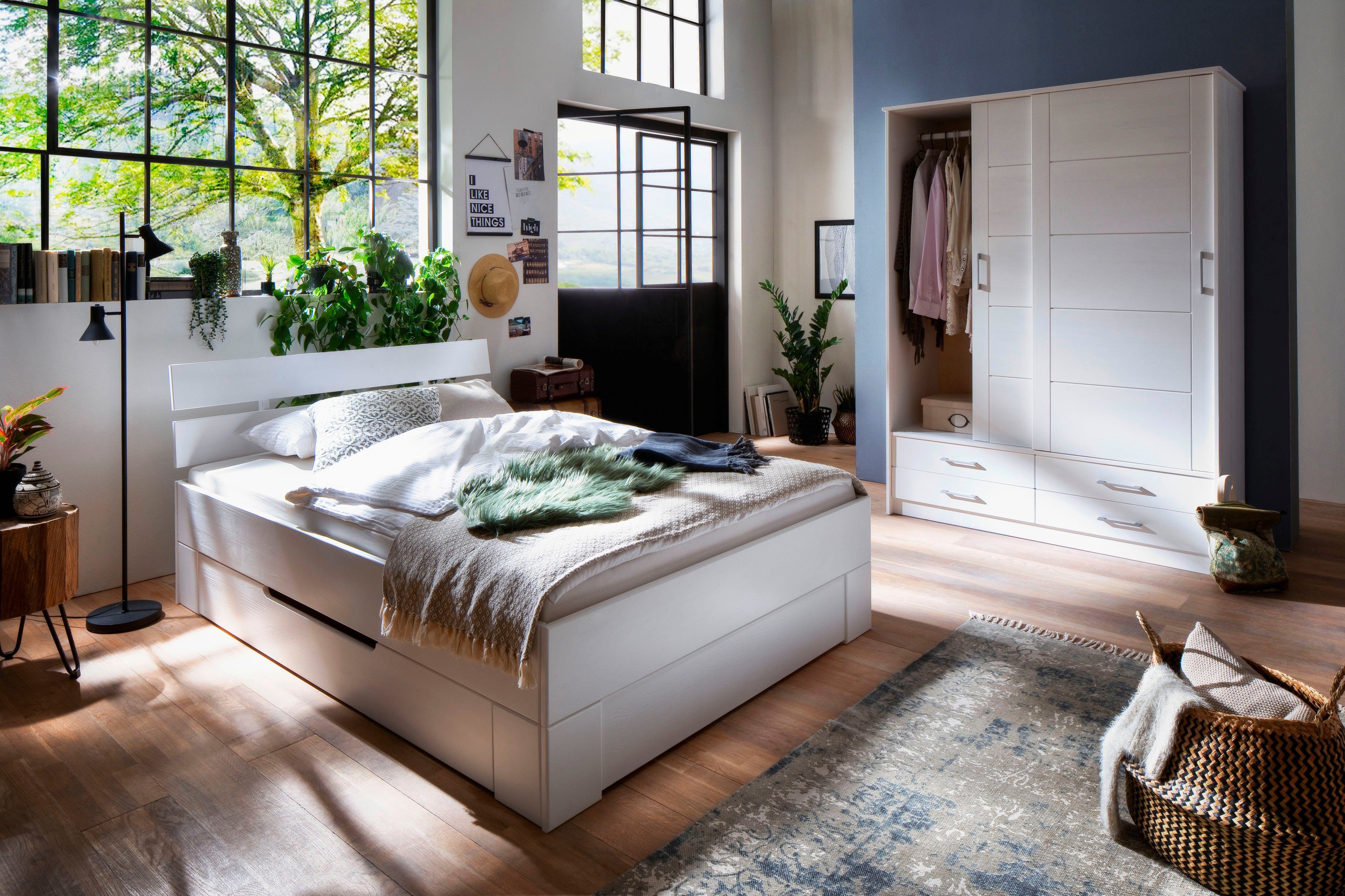 Home affaire Bedframe Progress massief houten bed