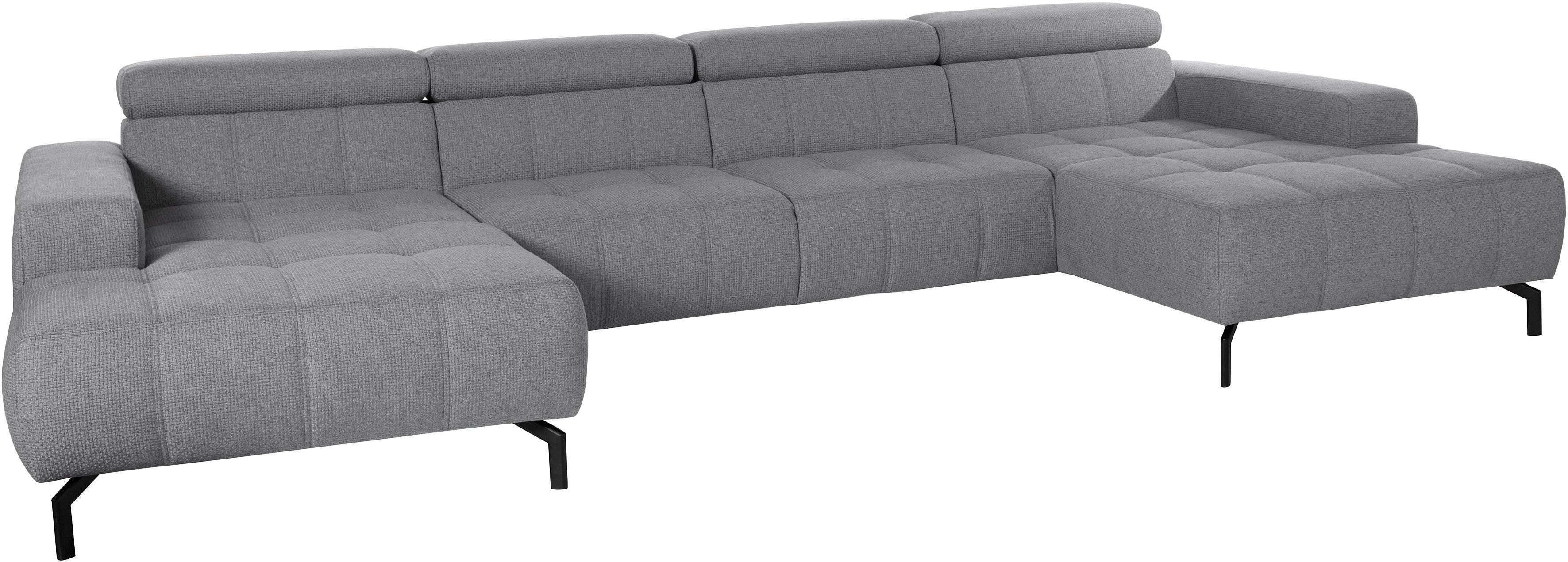 DOMO collection Zithoek Cunelli mooie zitnaden als designelement, stevige zitcomfort, U-vorm