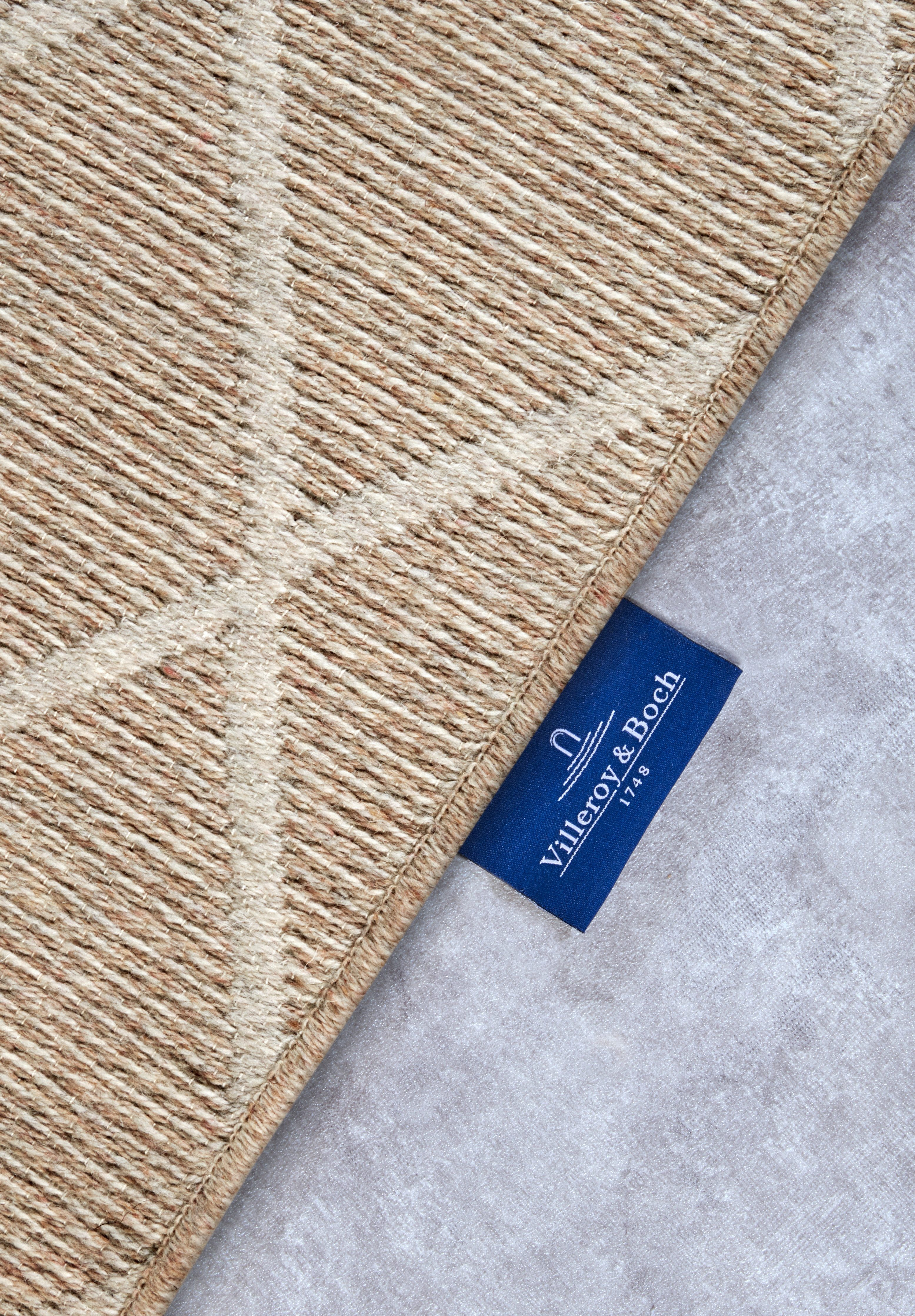 Villeroy & Boch Wollen kleed Maria Scheerwol, wol, natuur, woonkamer, slaapkamer, boho, scandi