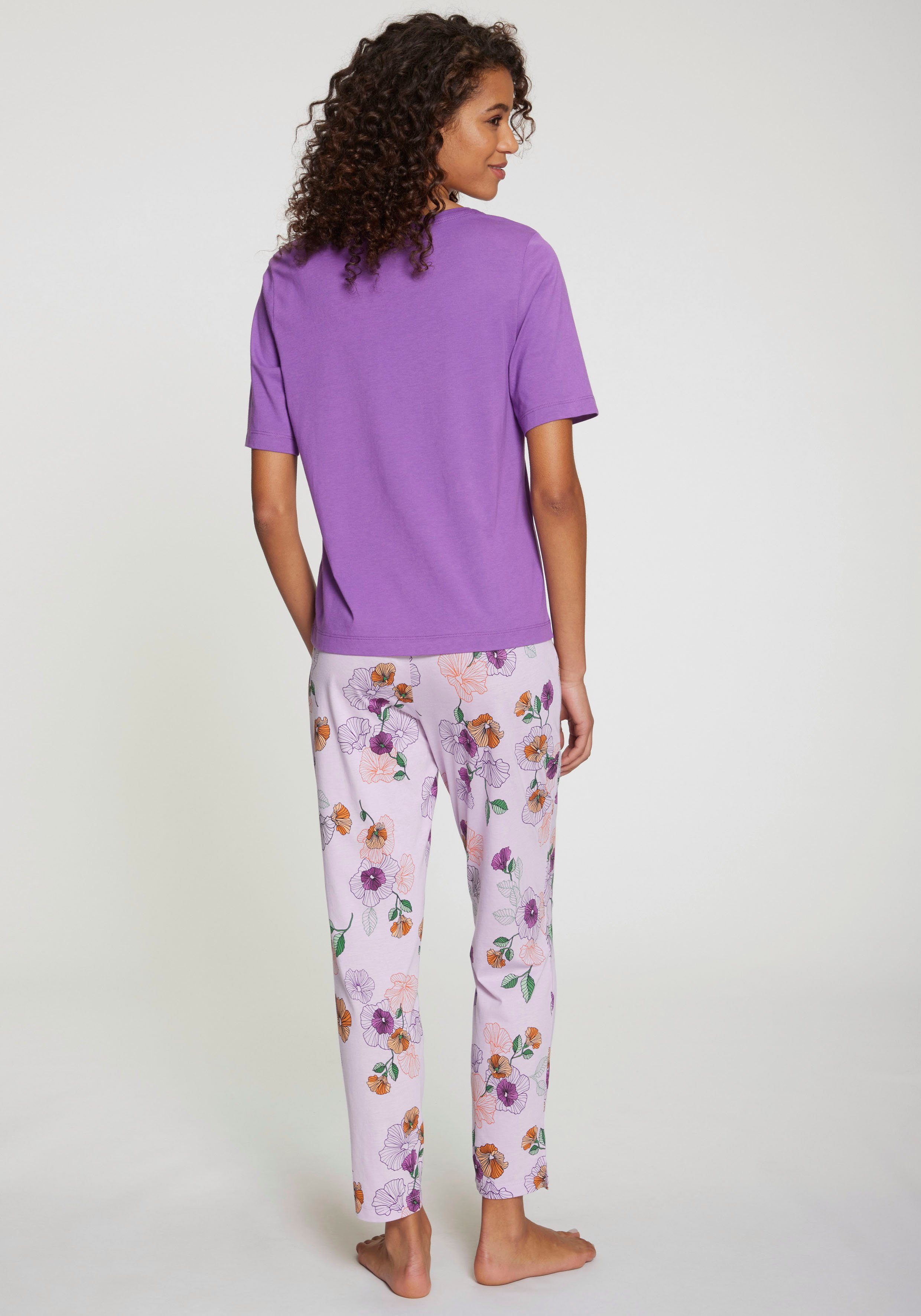 Vivance Dreams Pyjama met bloemdessin (2-delig)