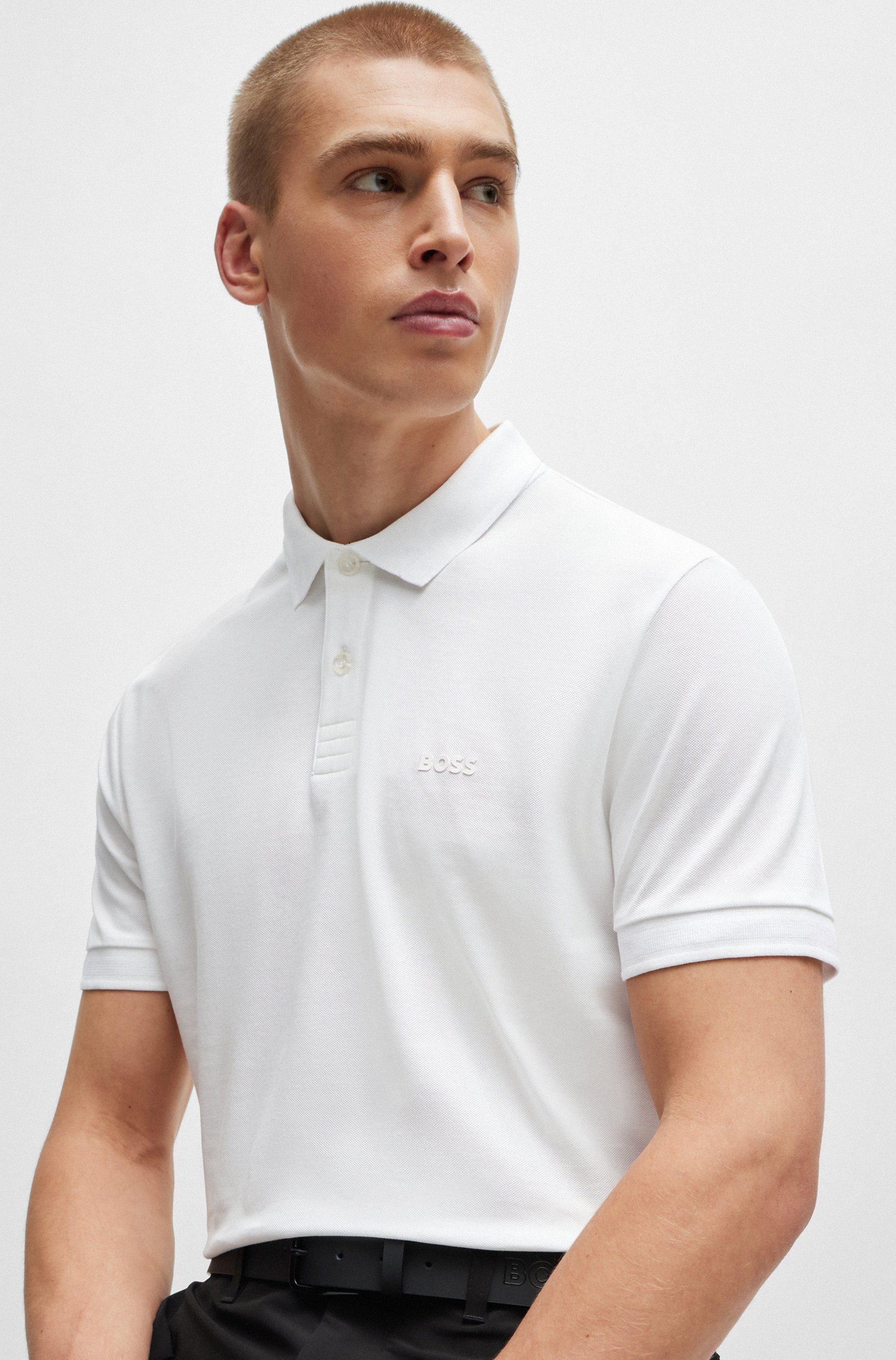 BOSS GREEN Poloshirt Pio 1 met een polokraag