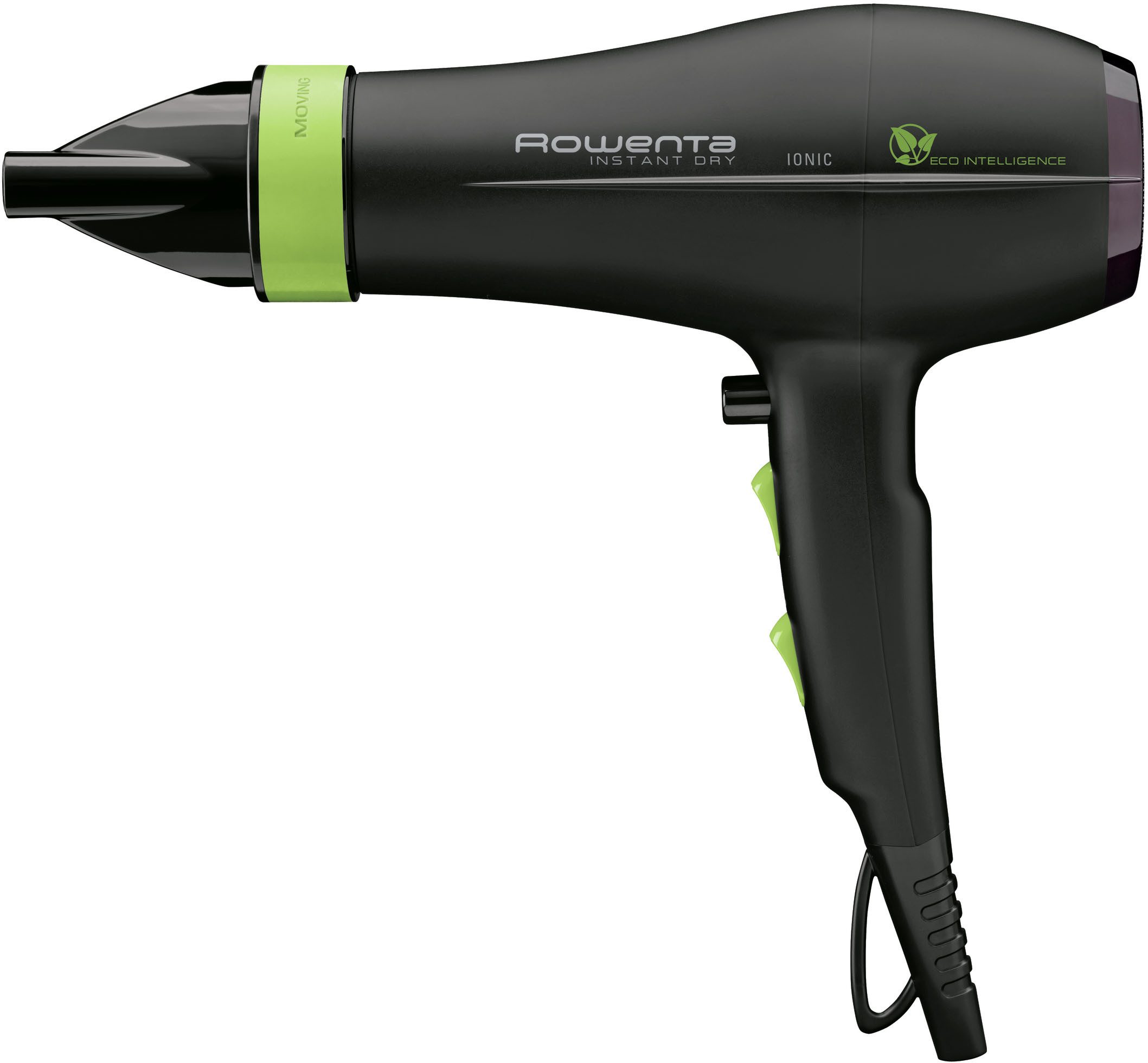 Rowenta Haardroger Eco Intelligence Instant Dry, luchtstroom-booster, lange kabel 1,8 m,