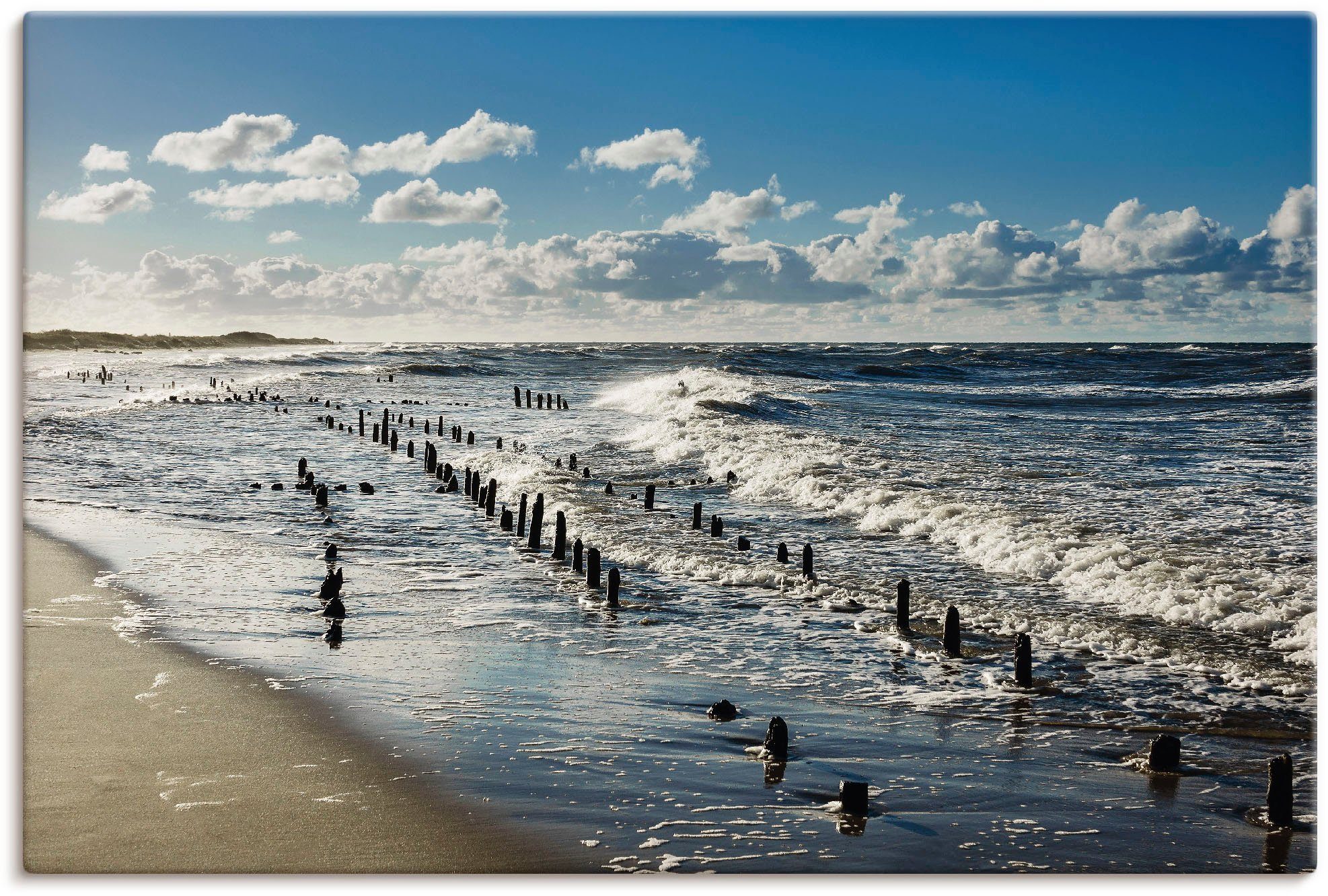 Artland Artprint Aan de kust van de Oostzee in vele afmetingen & productsoorten - artprint van aluminium / artprint voor buiten, artprint op linnen, poster, muursticker / wandfolie