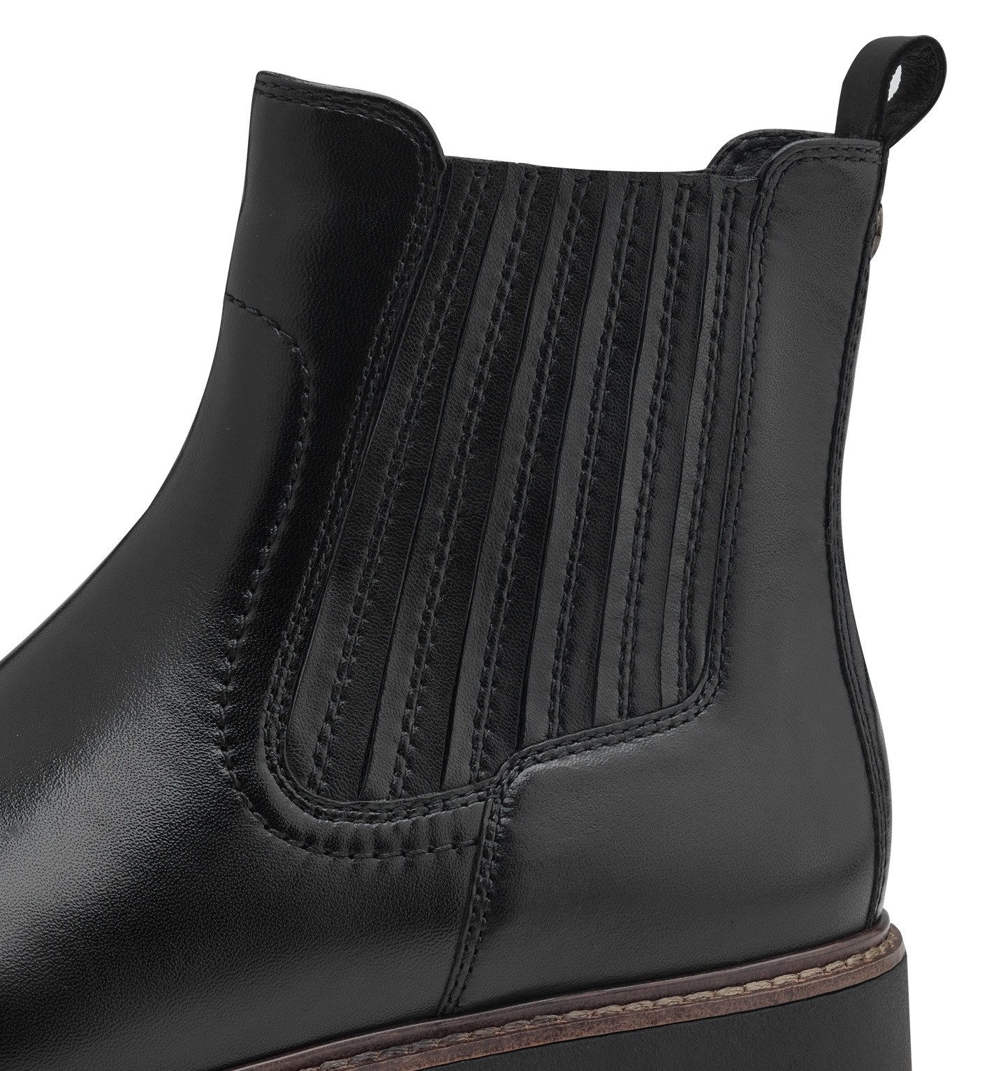 Tamaris Chelsea-boots hakken, enkellaars, zakelijke schoen met touch it-uitrusting