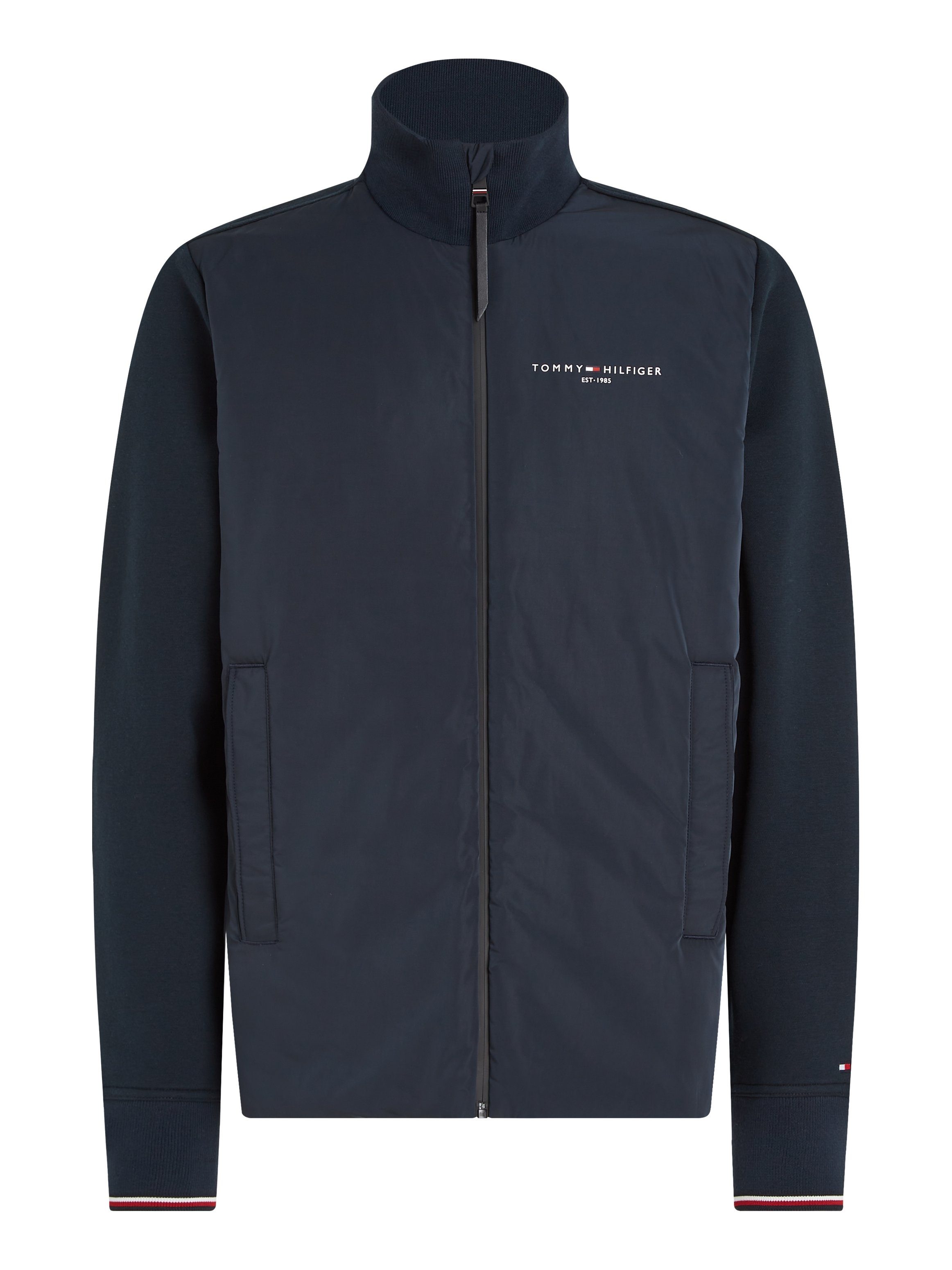 Tommy Hilfiger Blouson TOMMY LOGO MIX MEDIA STAND ZIP