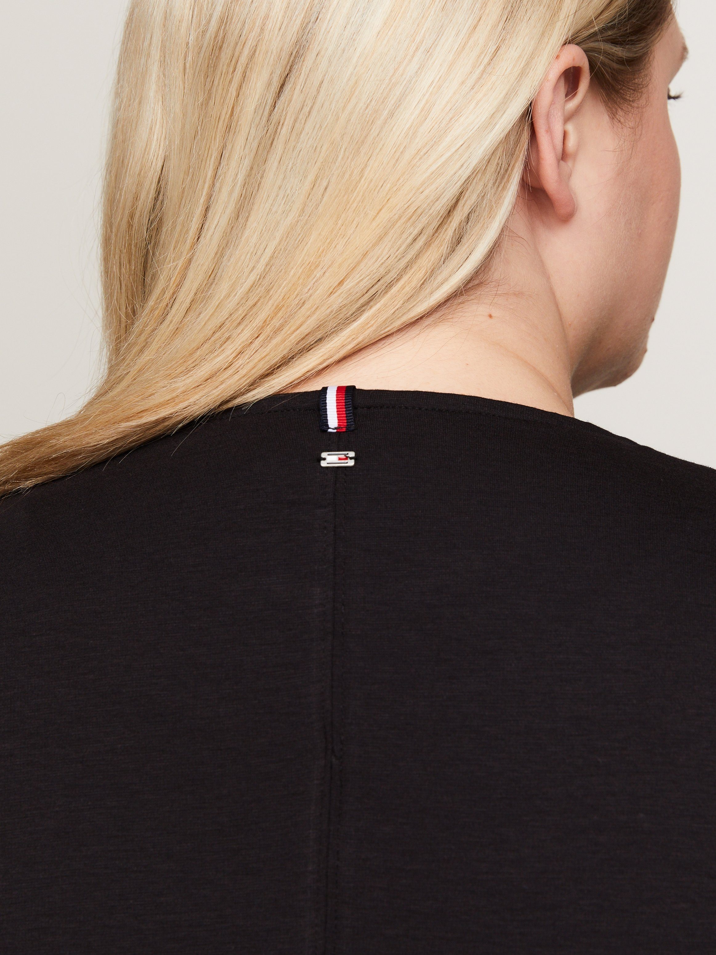 Tommy Hilfiger Curve Blousejurk CRV F&F C-NK TSHIRT DRESS SS