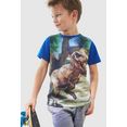 kidsworld t-shirt dinosaurus blauw