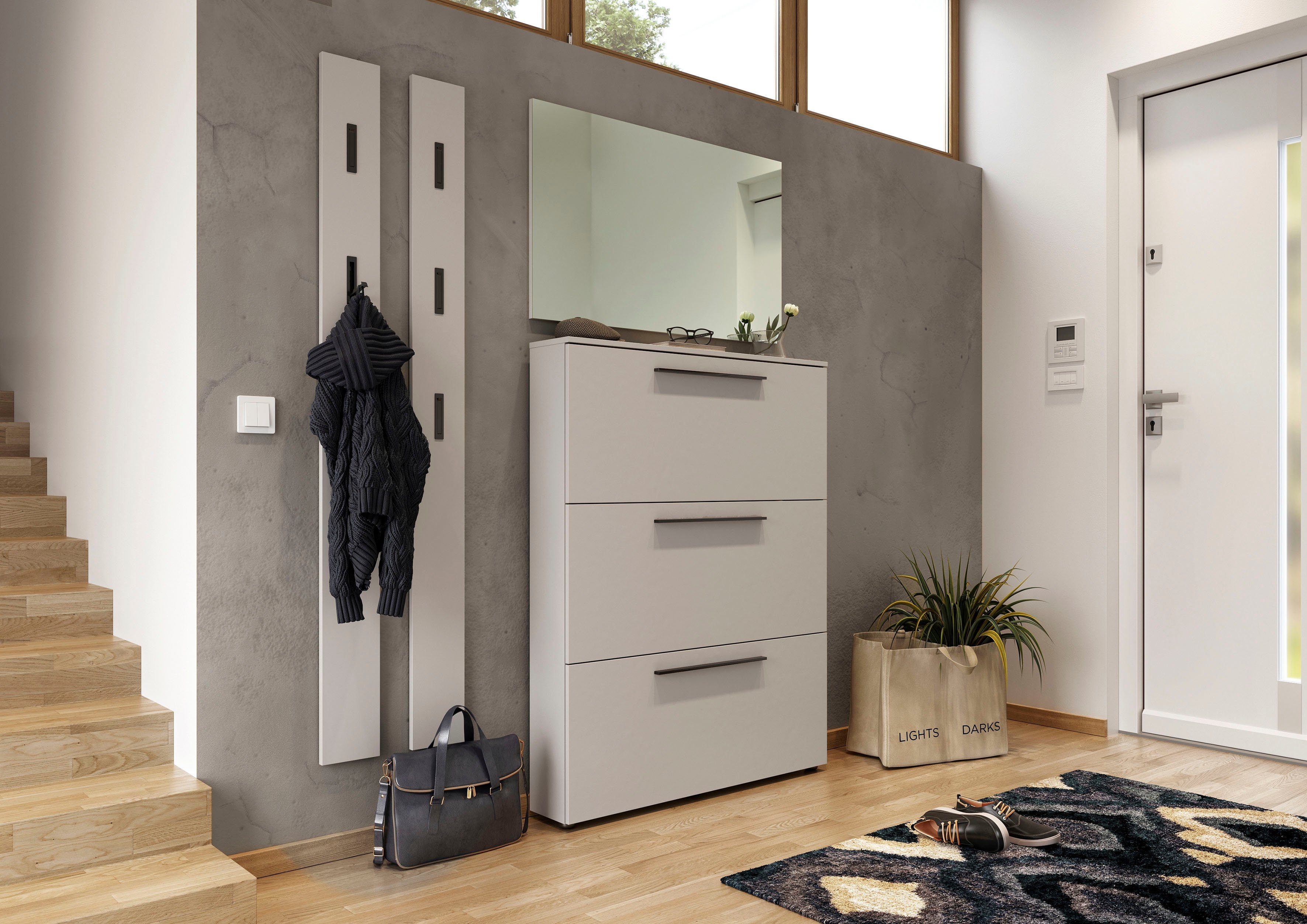 GERMANIA Schoenenkast GW-Utah schoenenkast in 2 breedtes, met 2 of 3 kleppen