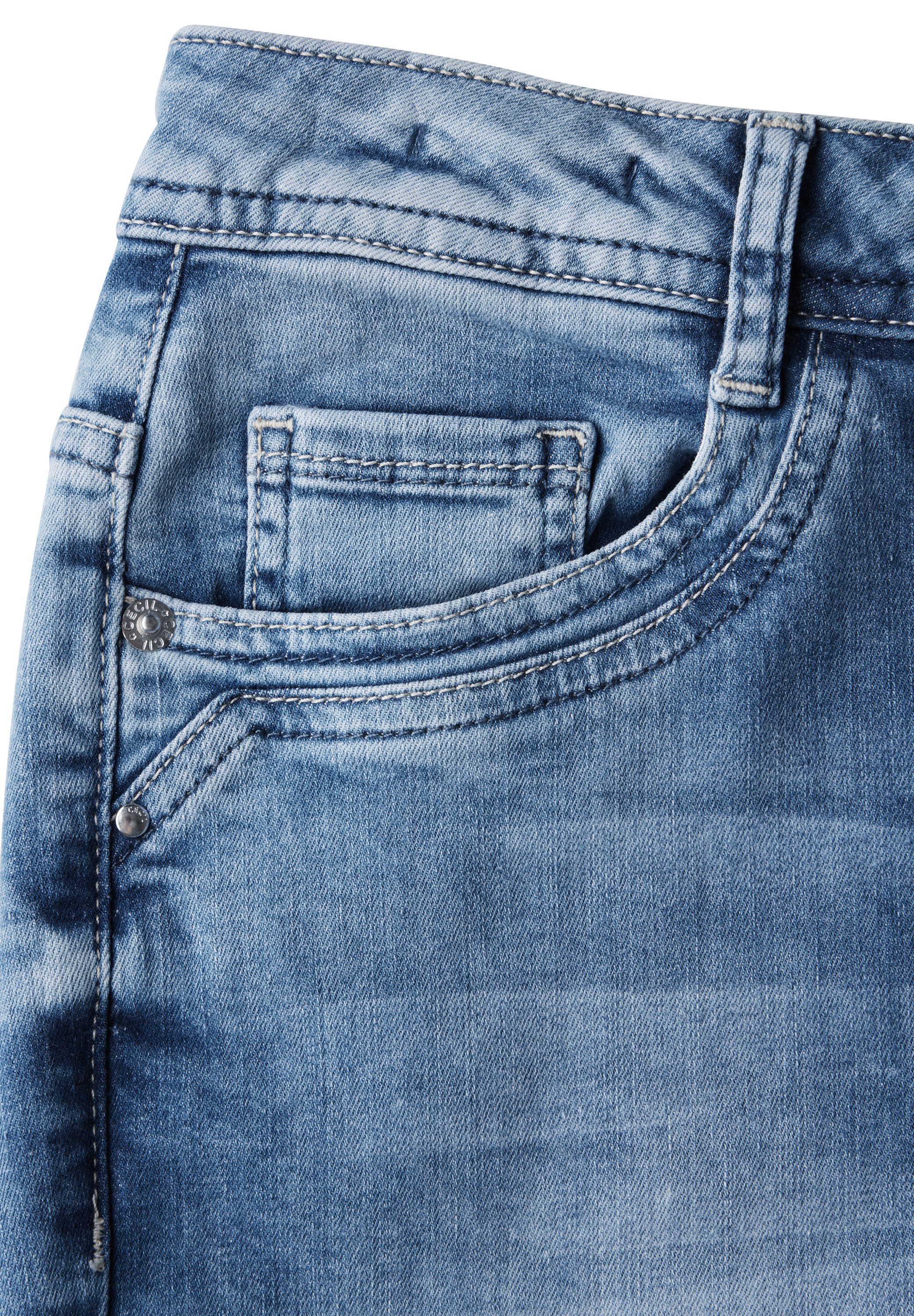 Cecil Regular fit jeans Stijl Scarlett in five-pocketsstijl