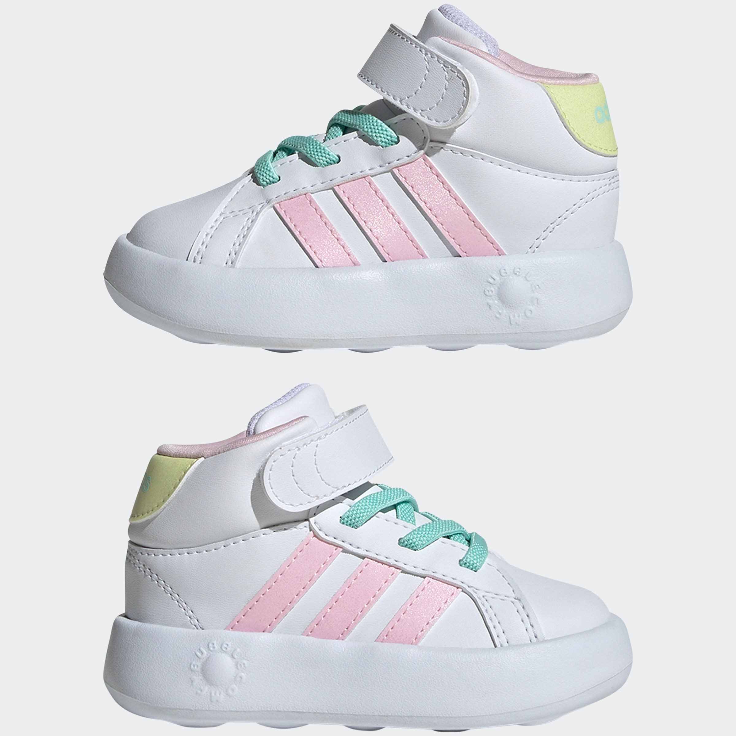 adidas Sportswear Sneakers GRAND COURT MID KIDS Design geïnspireerd op de adidas Superstar, voor kinderen