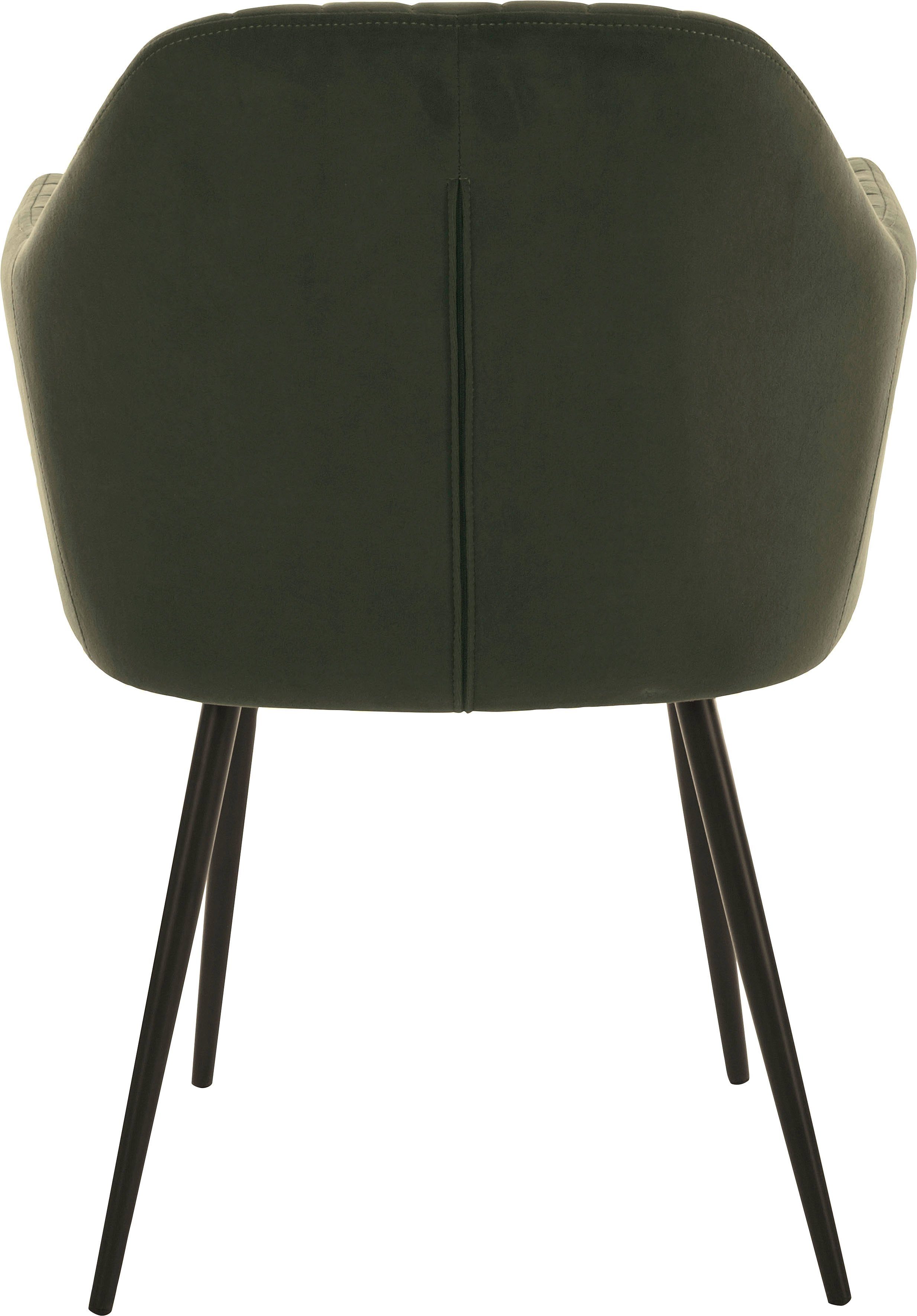 HELA Stoel met armleuningen Carla comfortabele fauteuil, kuipstoel (set)