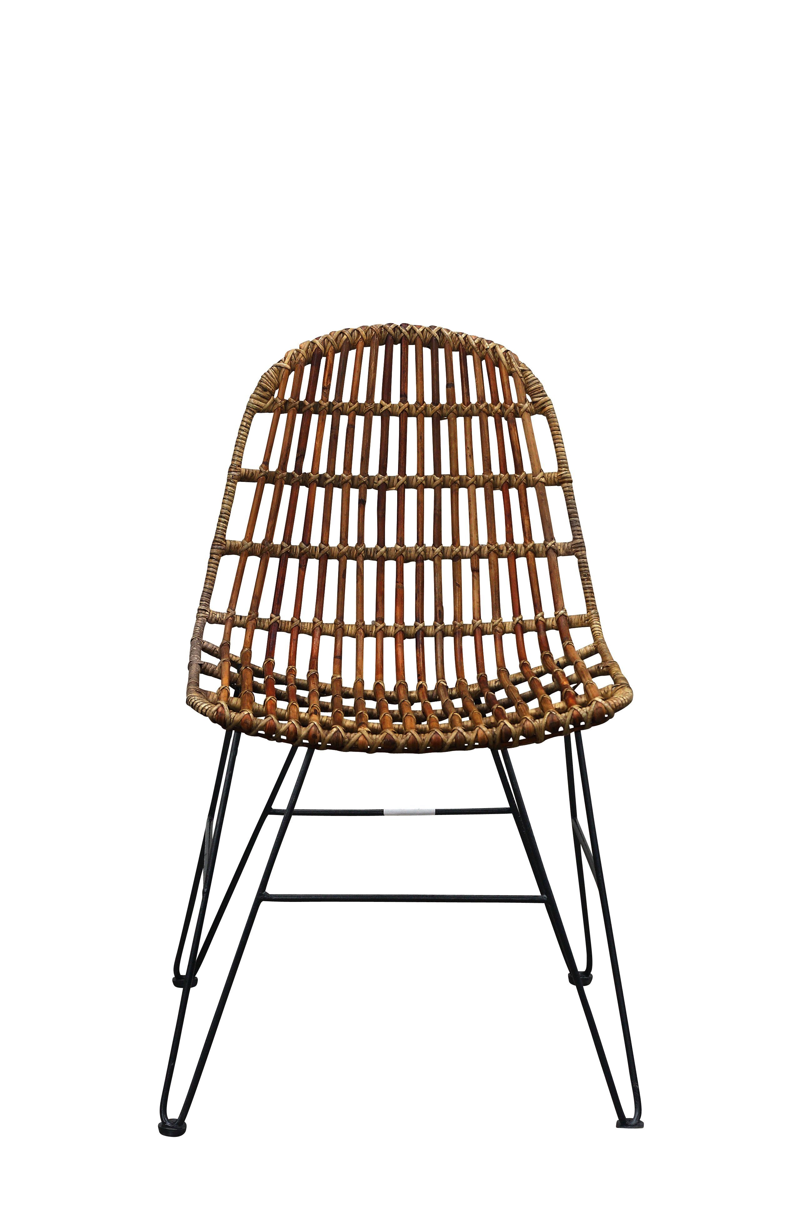 SIT Rotanstoel Visgraat-look achter