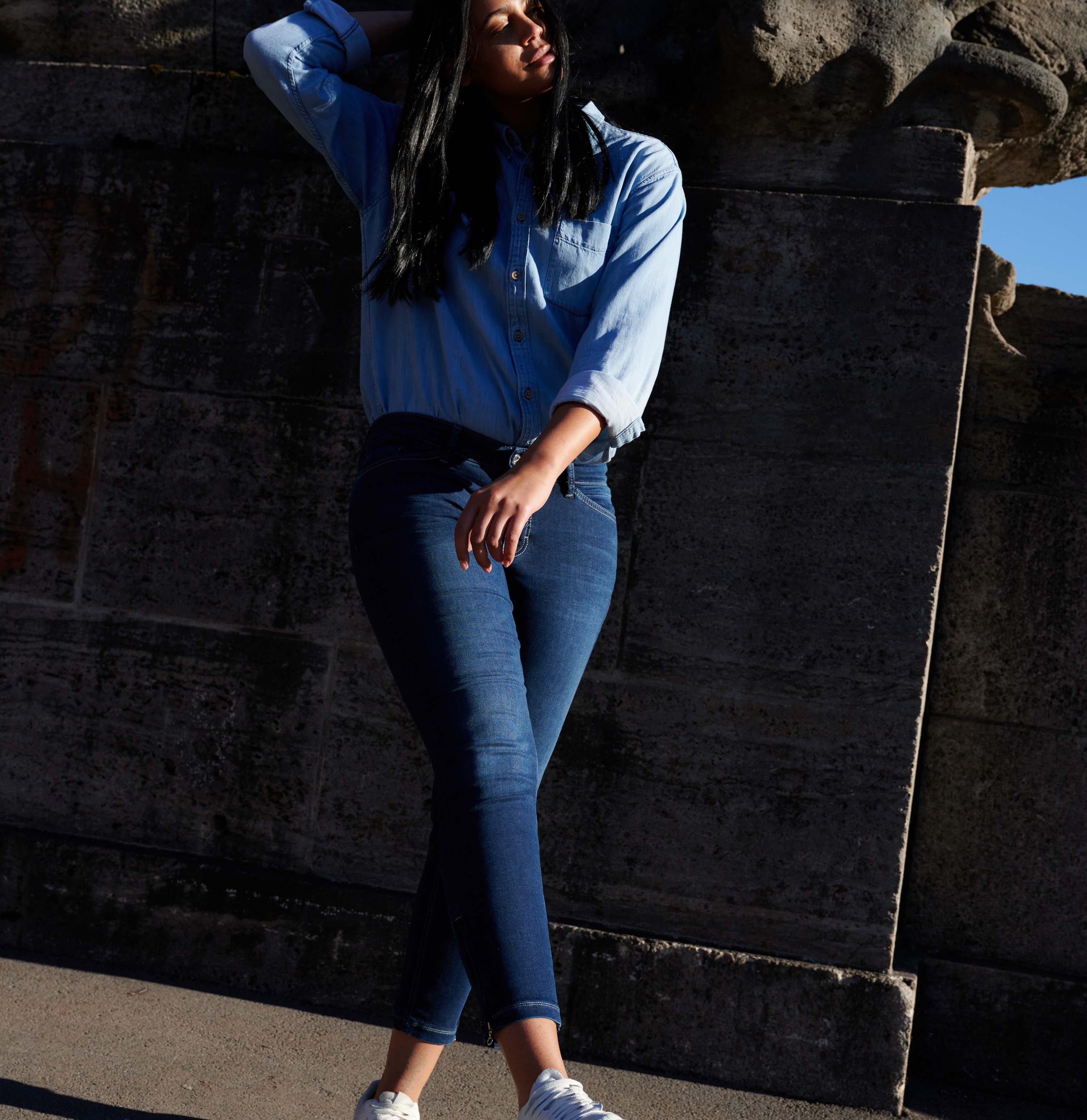 MAC 7/8 jeans Dream Chic Verkort model met ritssluiting