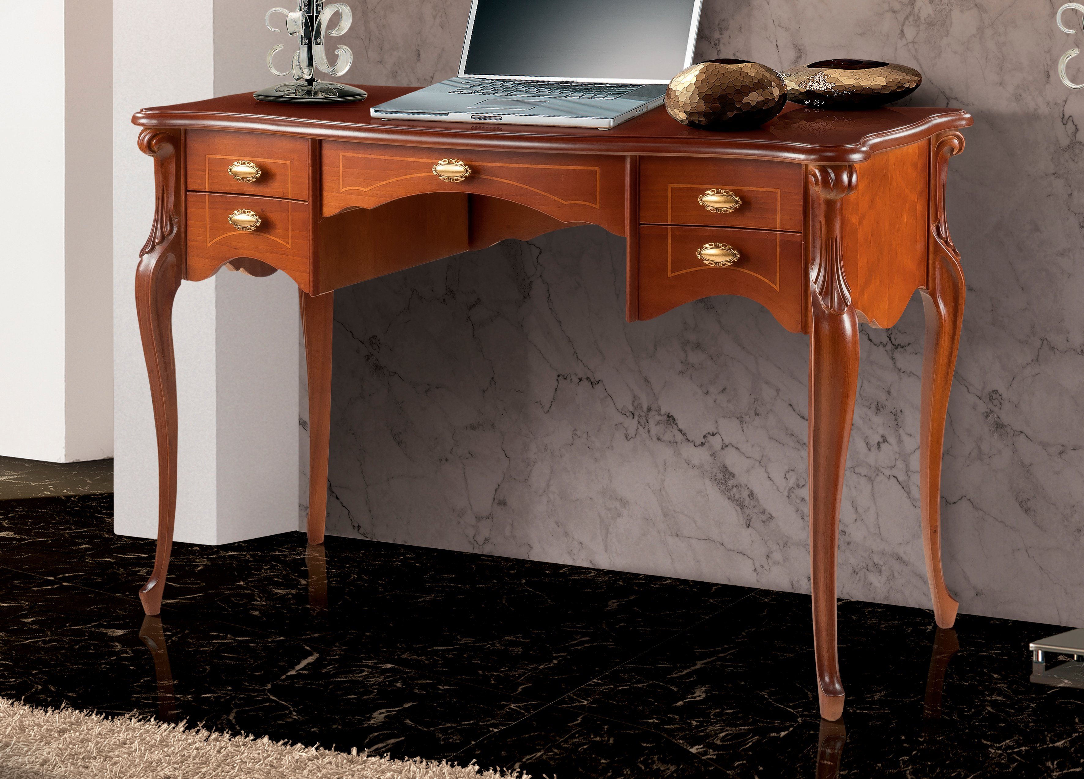 Home affaire Bureau Regina Breedte 120 cm bureaus bruin