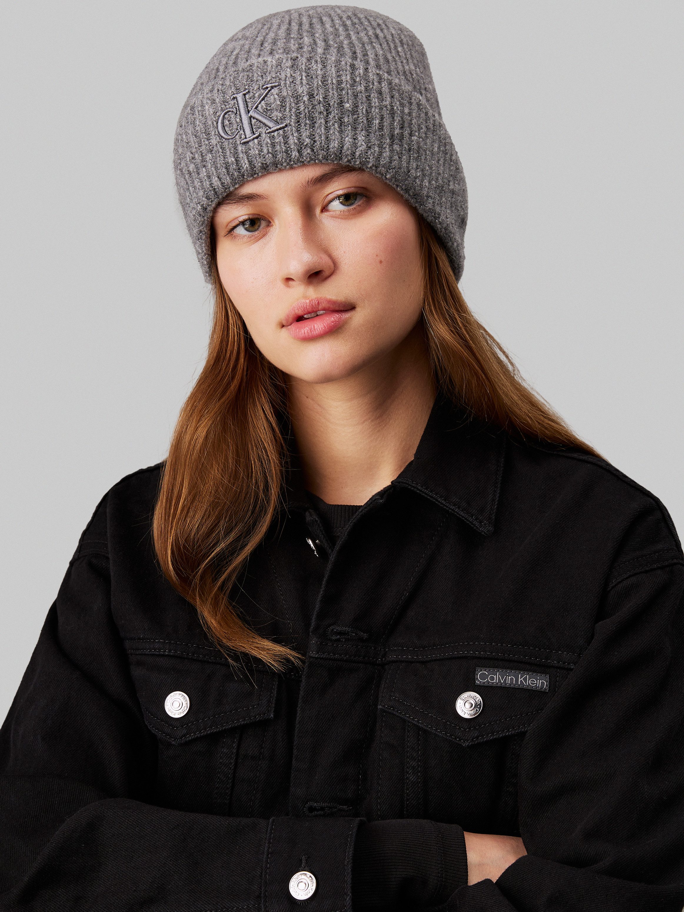 Calvin Klein Beanie THICK EMBROIDERY BEANIE