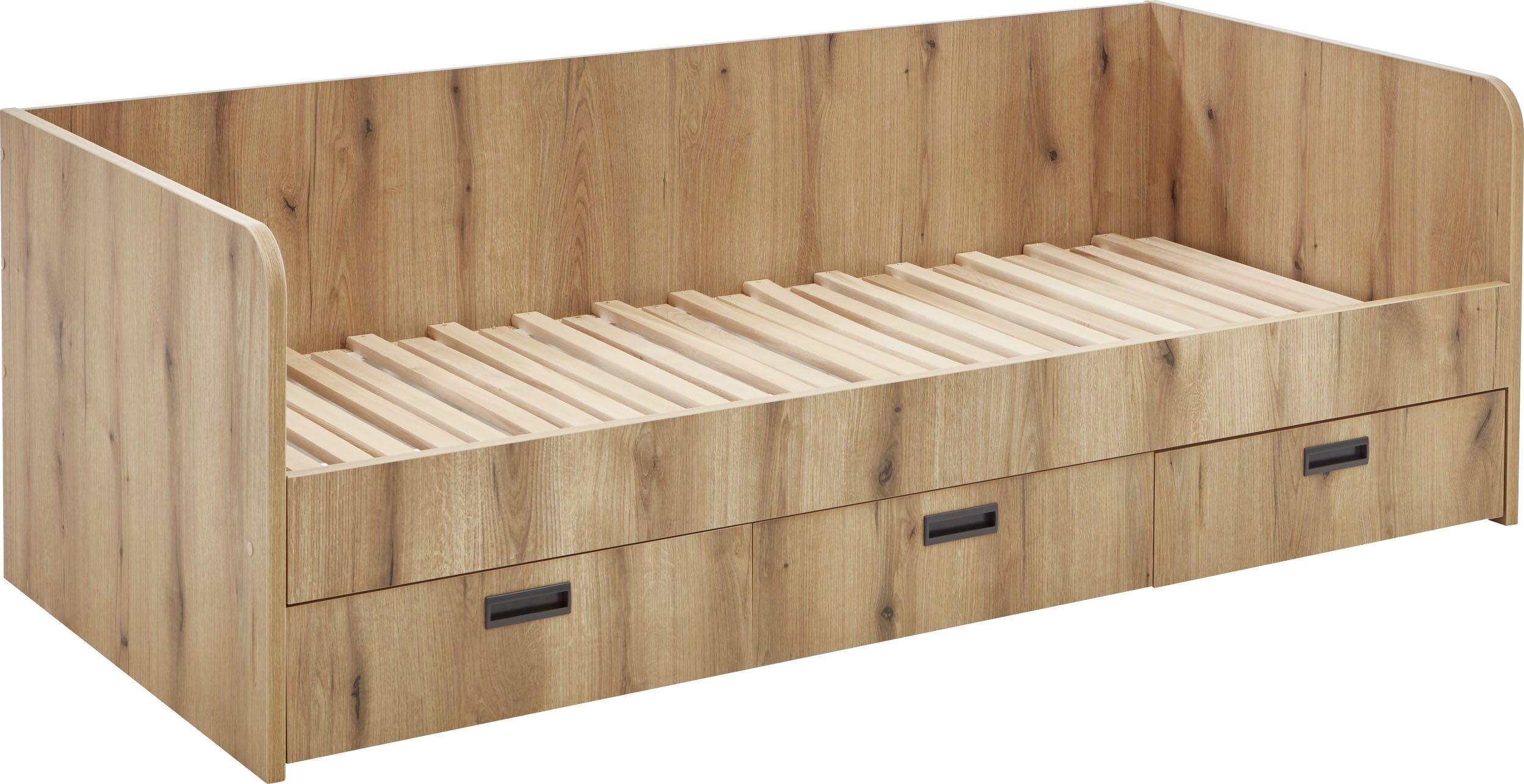 Relita 1-persoonsledikant uitrekbaar tot 180x200 cm, 3 lades, met lattenbodem, 2 kleuren