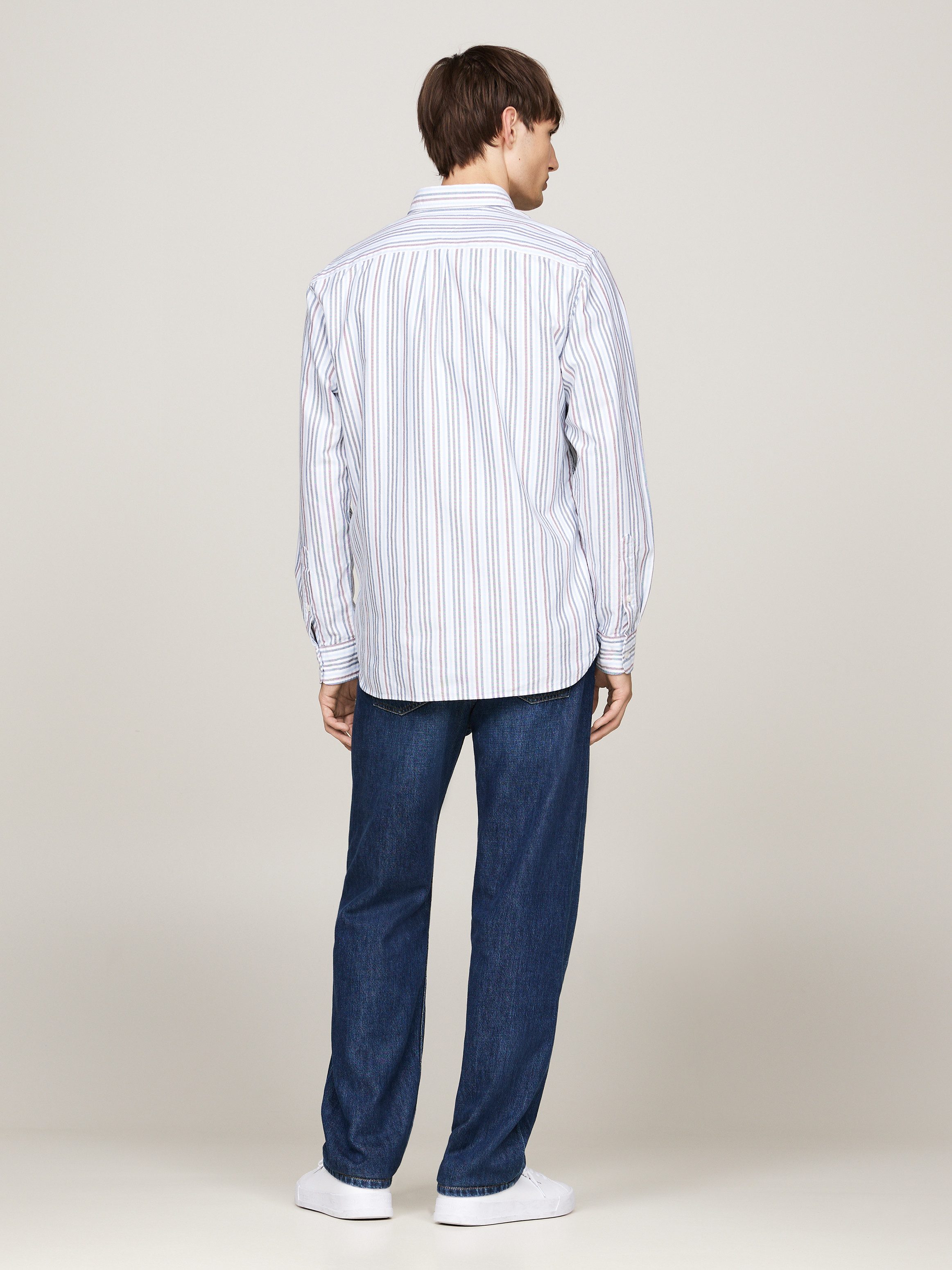 Tommy Hilfiger Overhemd met lange mouwen MULTI STRIPE OXFORD RF SHIRT