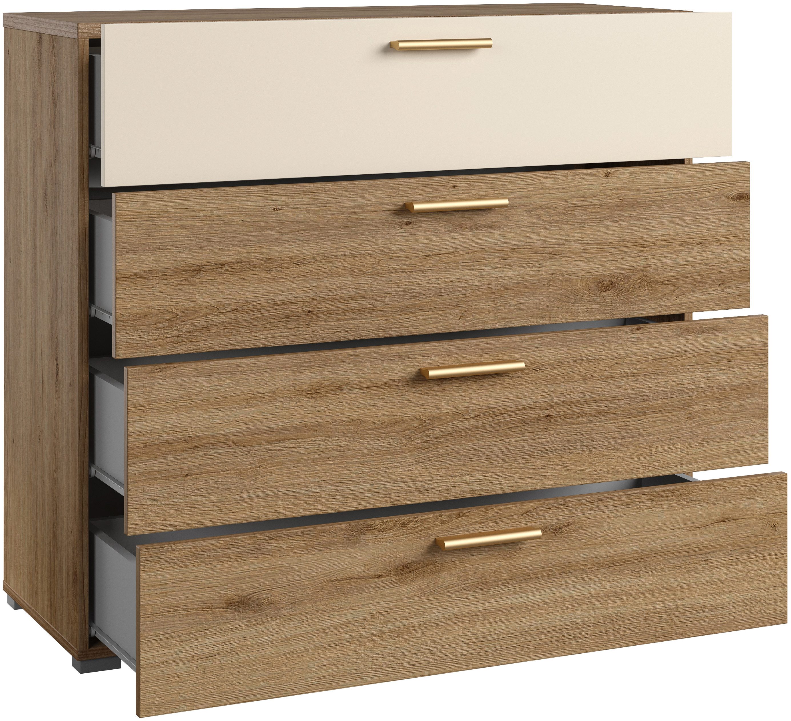 Home affaire Ladekast Bitry, breedte 100 cm, sideboard met lades, veel opbergruimte