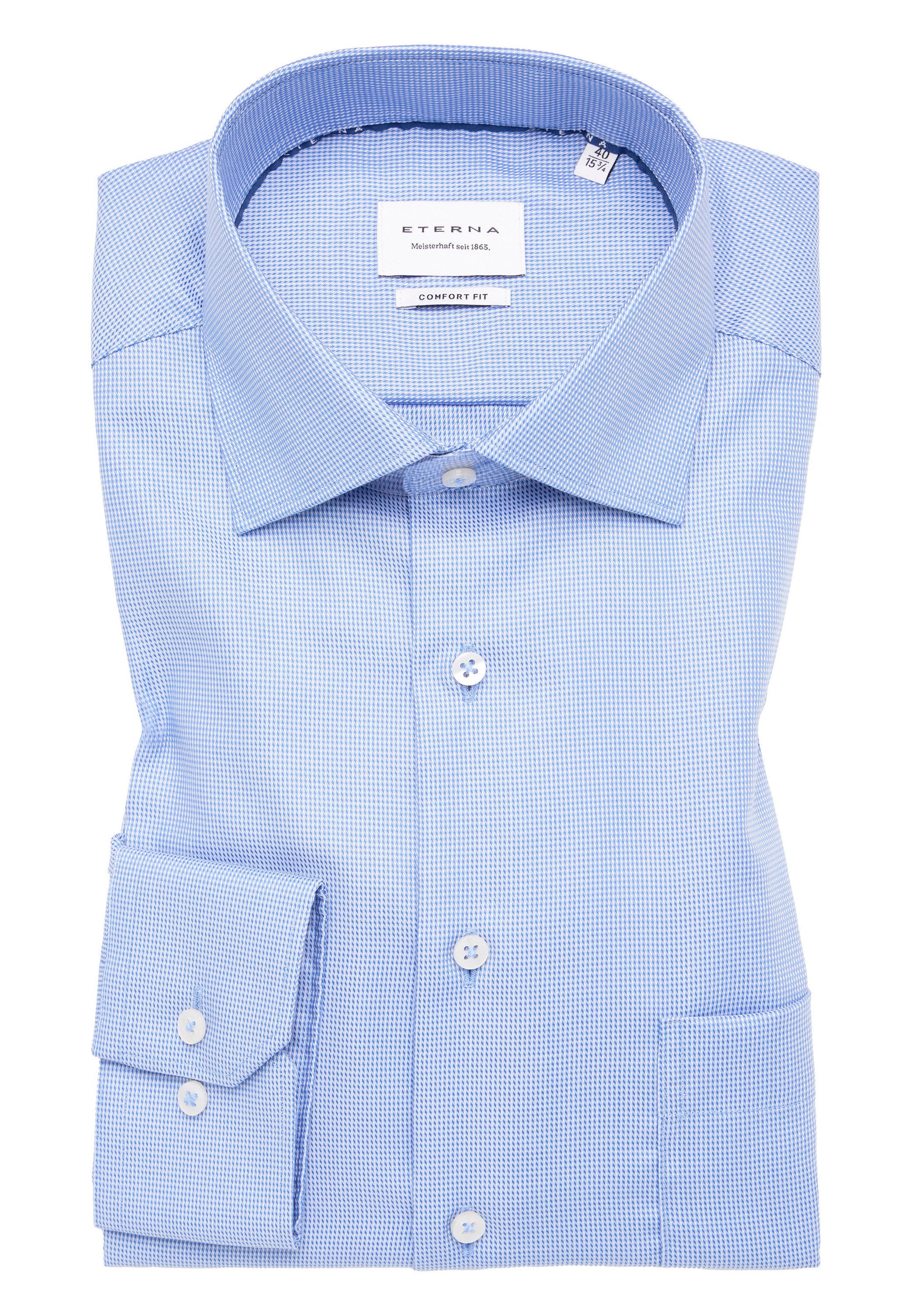 Eterna Overhemd met lange mouwen Comfort fit