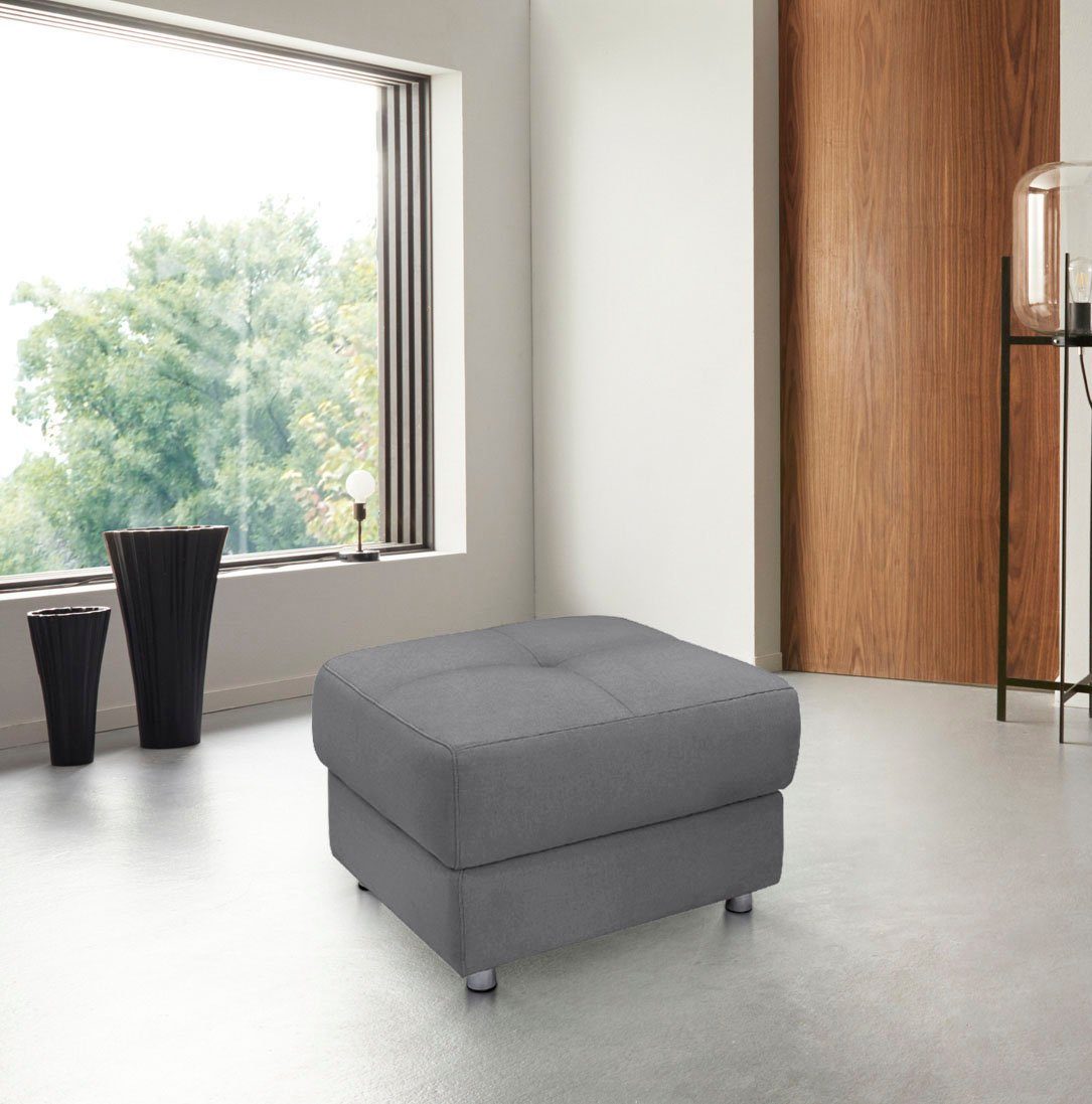 Places of Style Hocker PARELI met comfortabele binnenvering en bergruimte