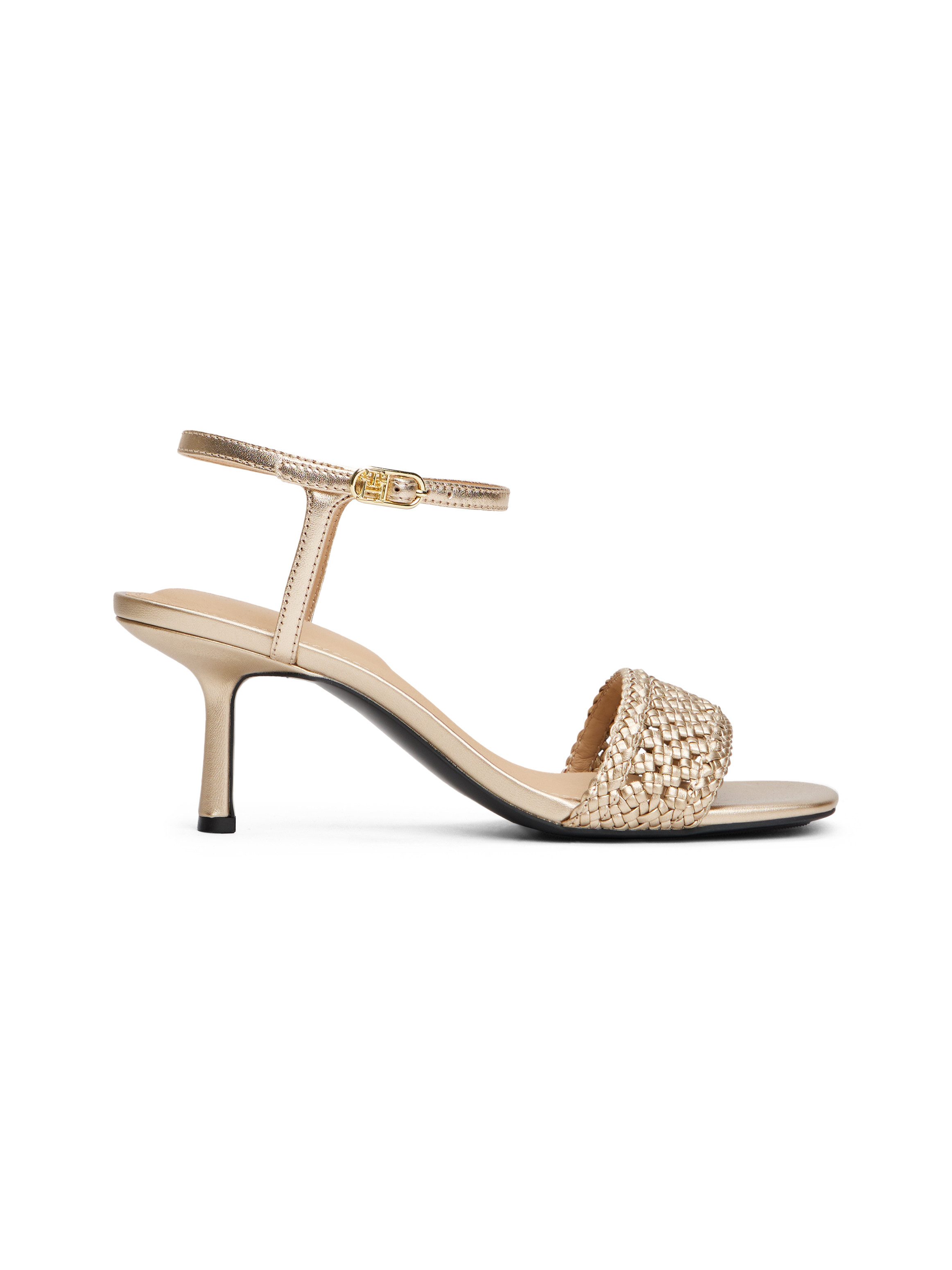 Tommy Hilfiger Sandaaltjes METALLIC LTHR KITTEN SANDAL
