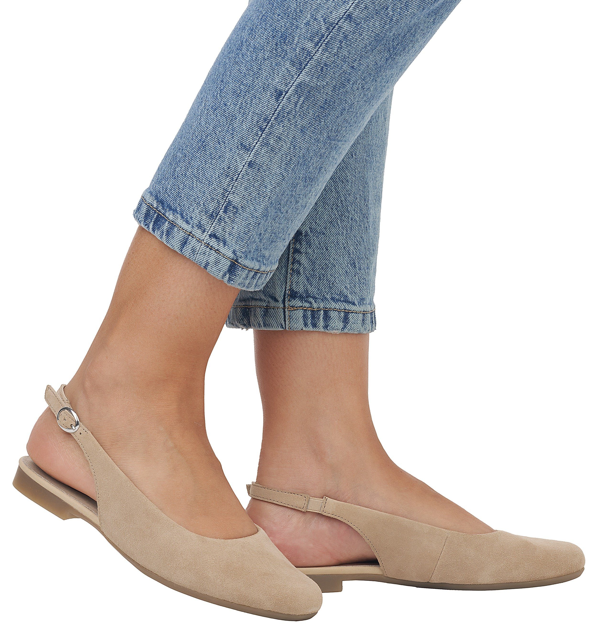 Remonte Slingback pumps , zomerschoen, blokhak, bandpumps, met open hiel