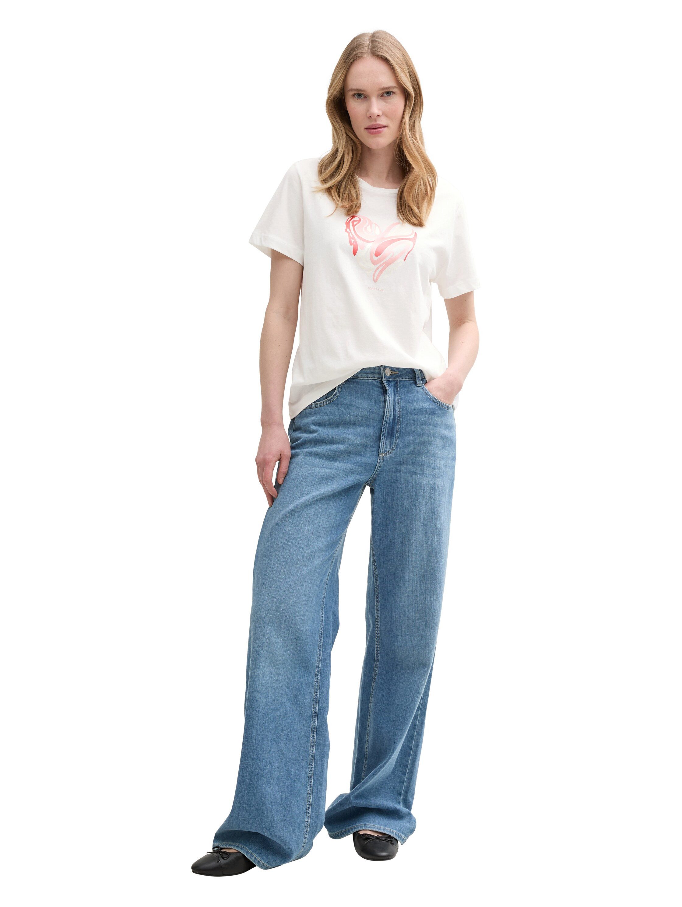 Tom Tailor T-shirt met frontprint