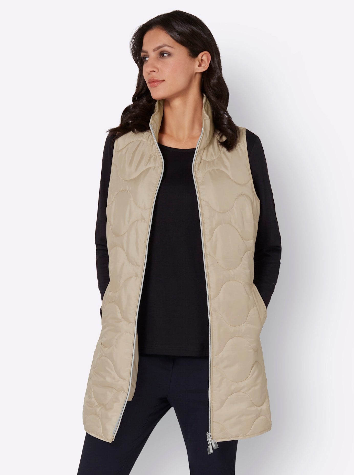 Classic Basics Lang gilet