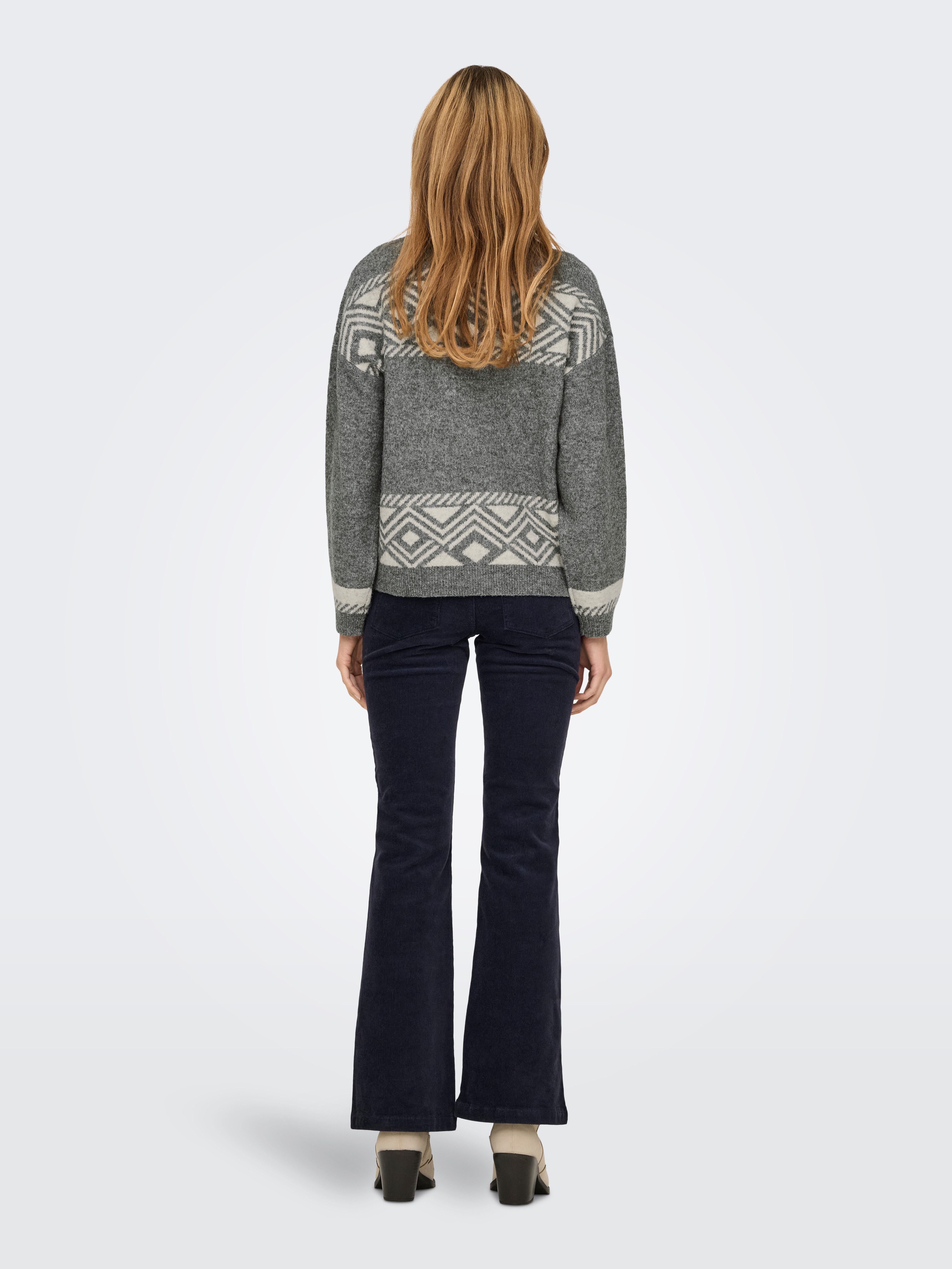 Only Trui met staande kraag ONLVICTORIA L/S PULLOVER KNT NOOS