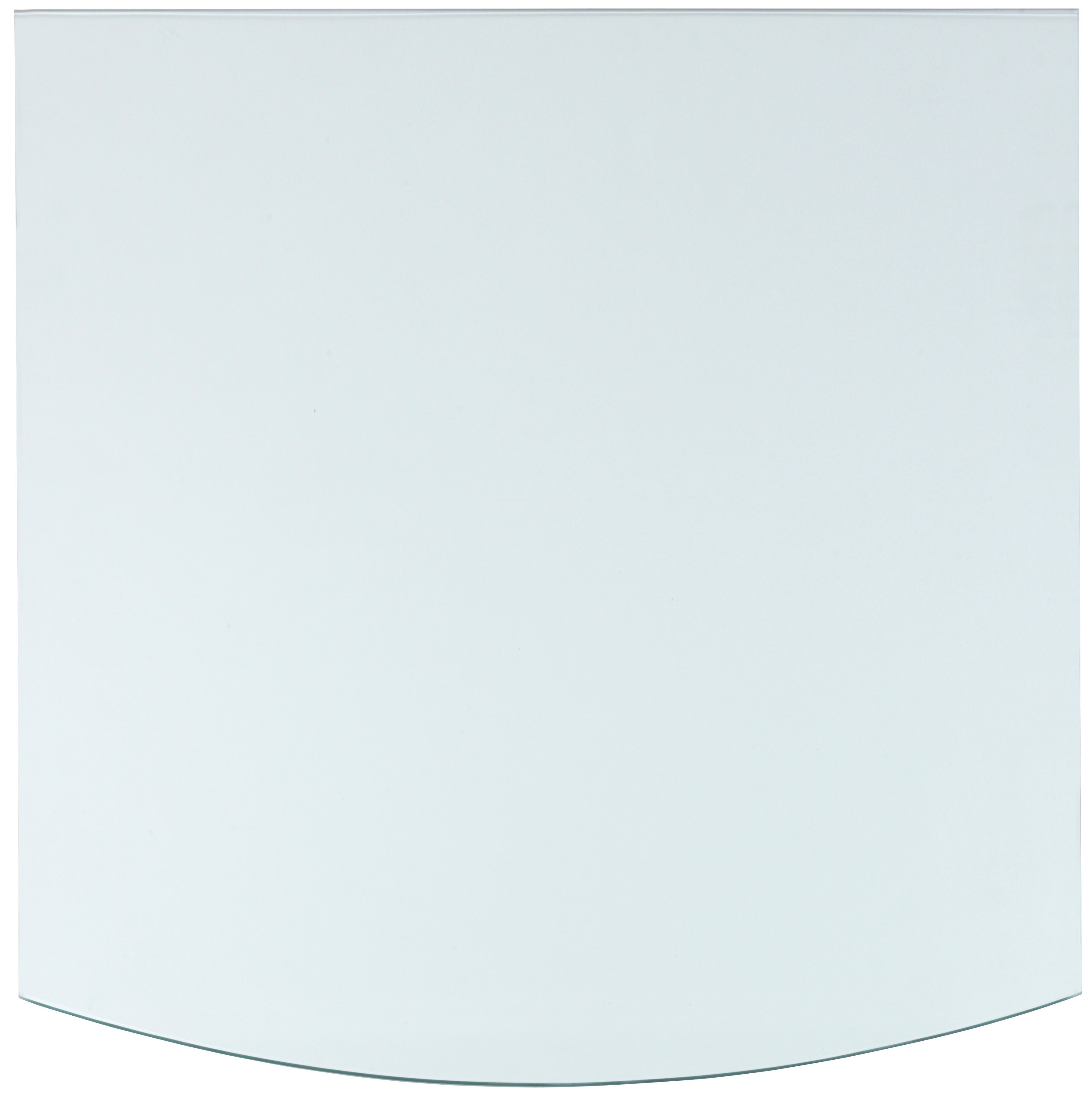 Heathus Bodemplaat Heathus Segment 100 Glas Segment, 100 x 120 cm, 8 mm dikte, bescherming tegen vonken voor kachels (1 stuk)