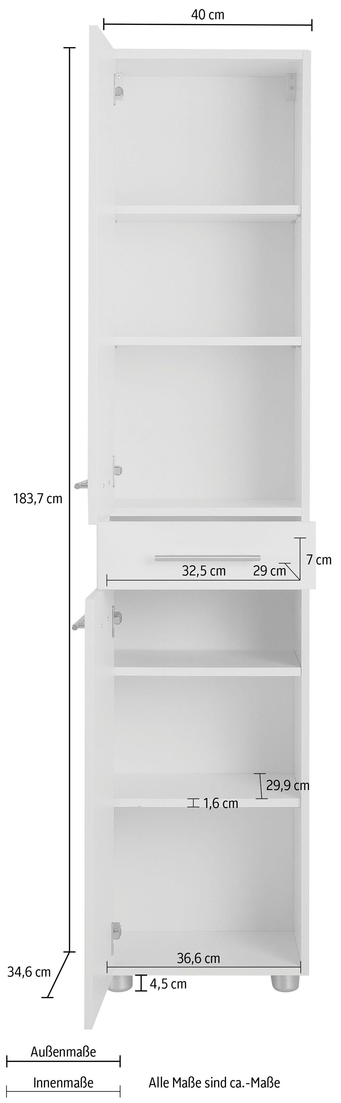 OPTIFIT Hoge kast Bern