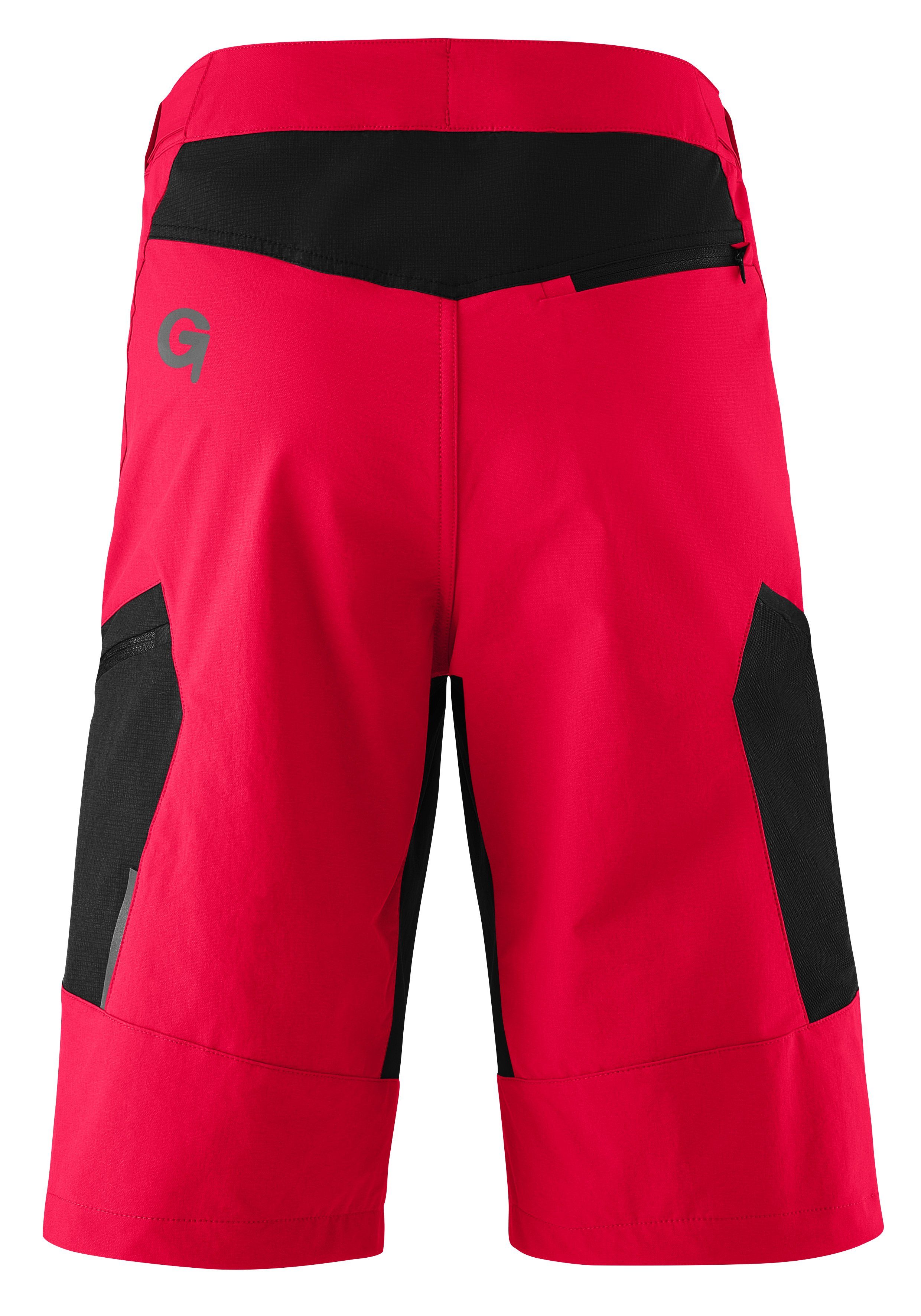 Gonso Fietsbroekje CASINA Dames fiets-short, fietspants, zitkussen en zakken, flexibele taille