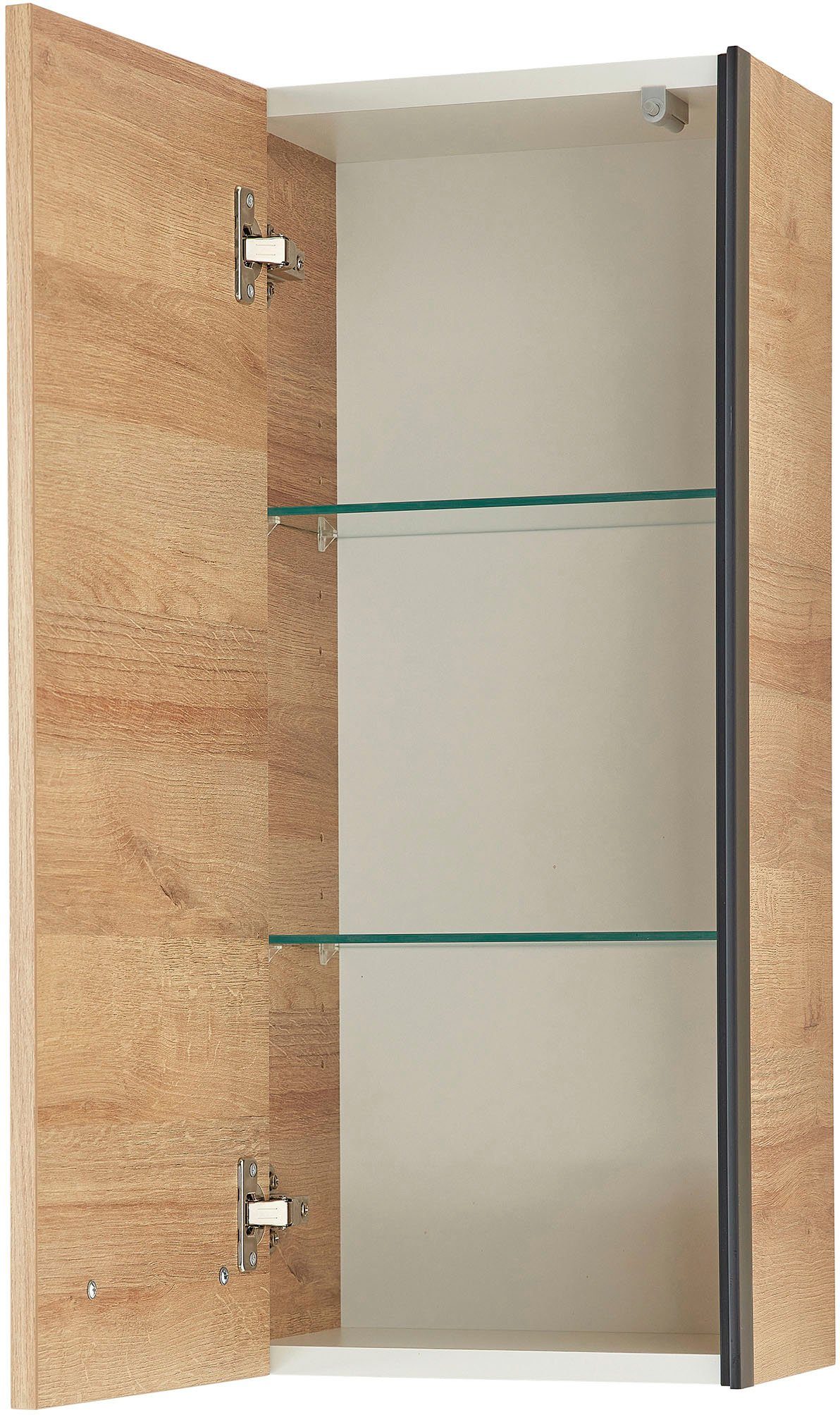 Saphir Badkamerserie Quickset 395 4-delig, wastafelonderkast met led-spiegelkast (4-delig)