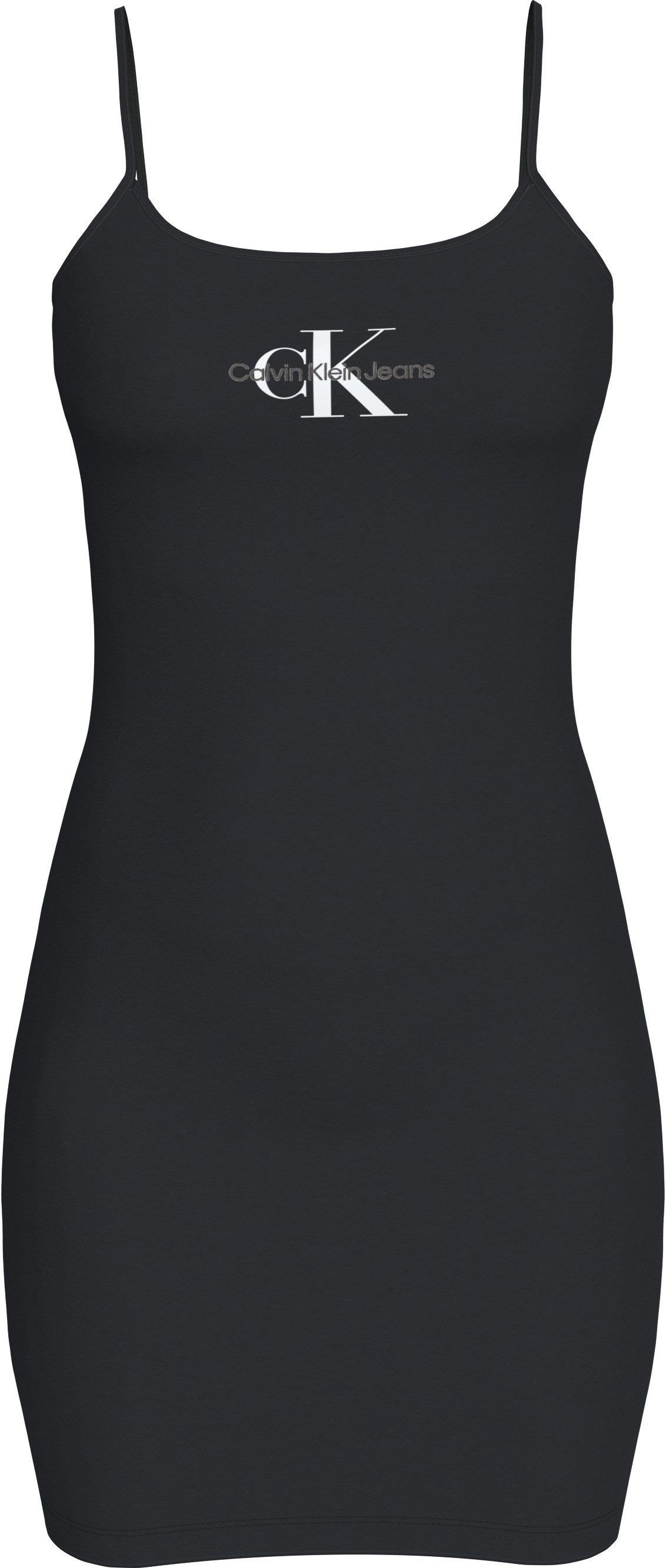 Calvin Klein Jurk met spaghettibandjes MONOLOGO STRAPPY DRESS