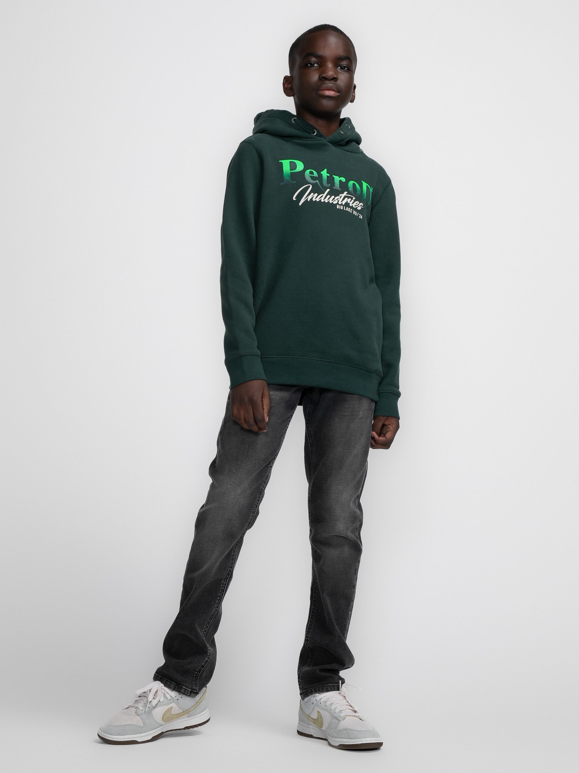 Petrol Industries Straight jeans met stone washed look
