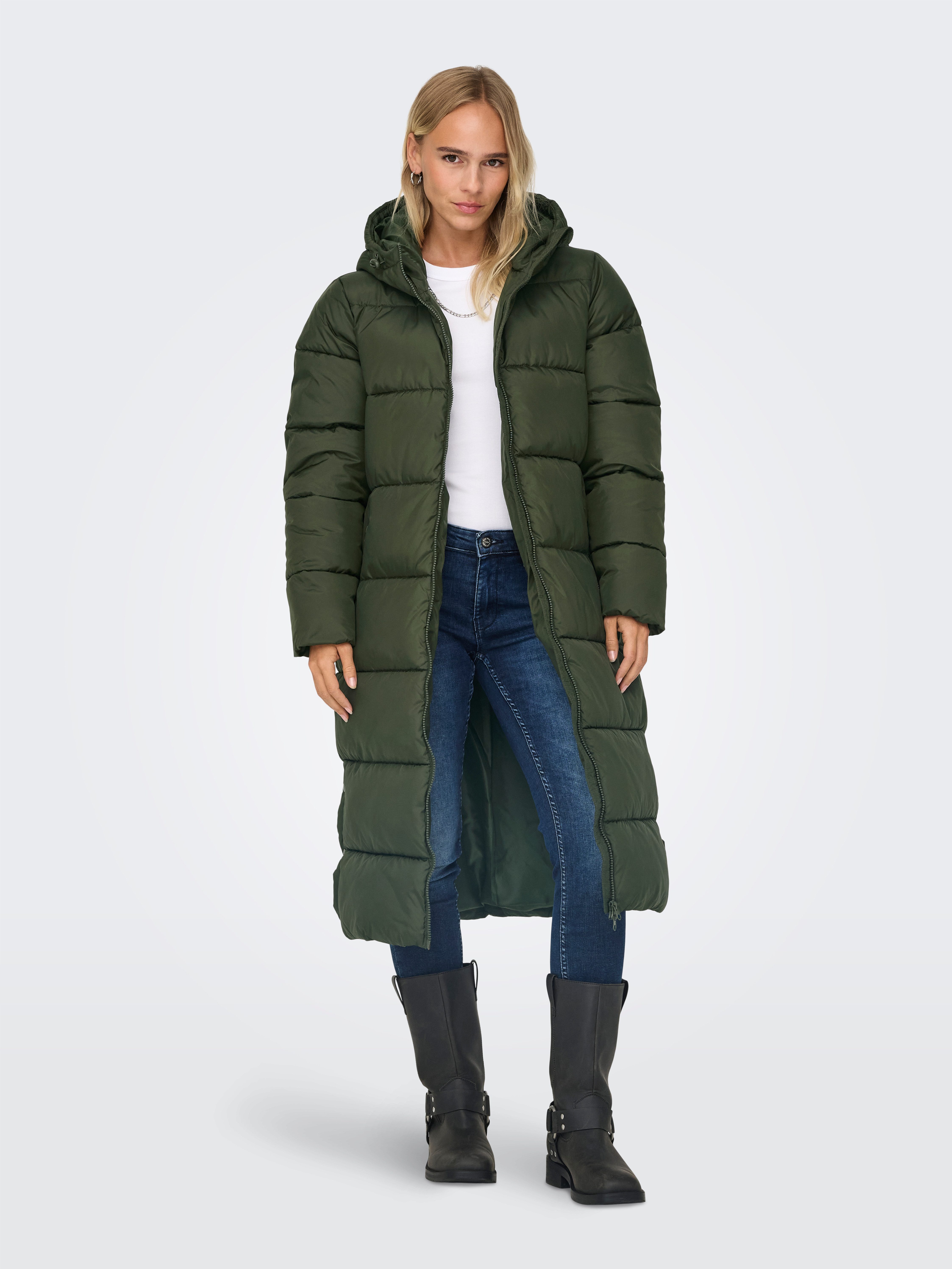Only Gewatteerde jas ONLMONTANA LONG PUFFER JACKET NOOS OTW