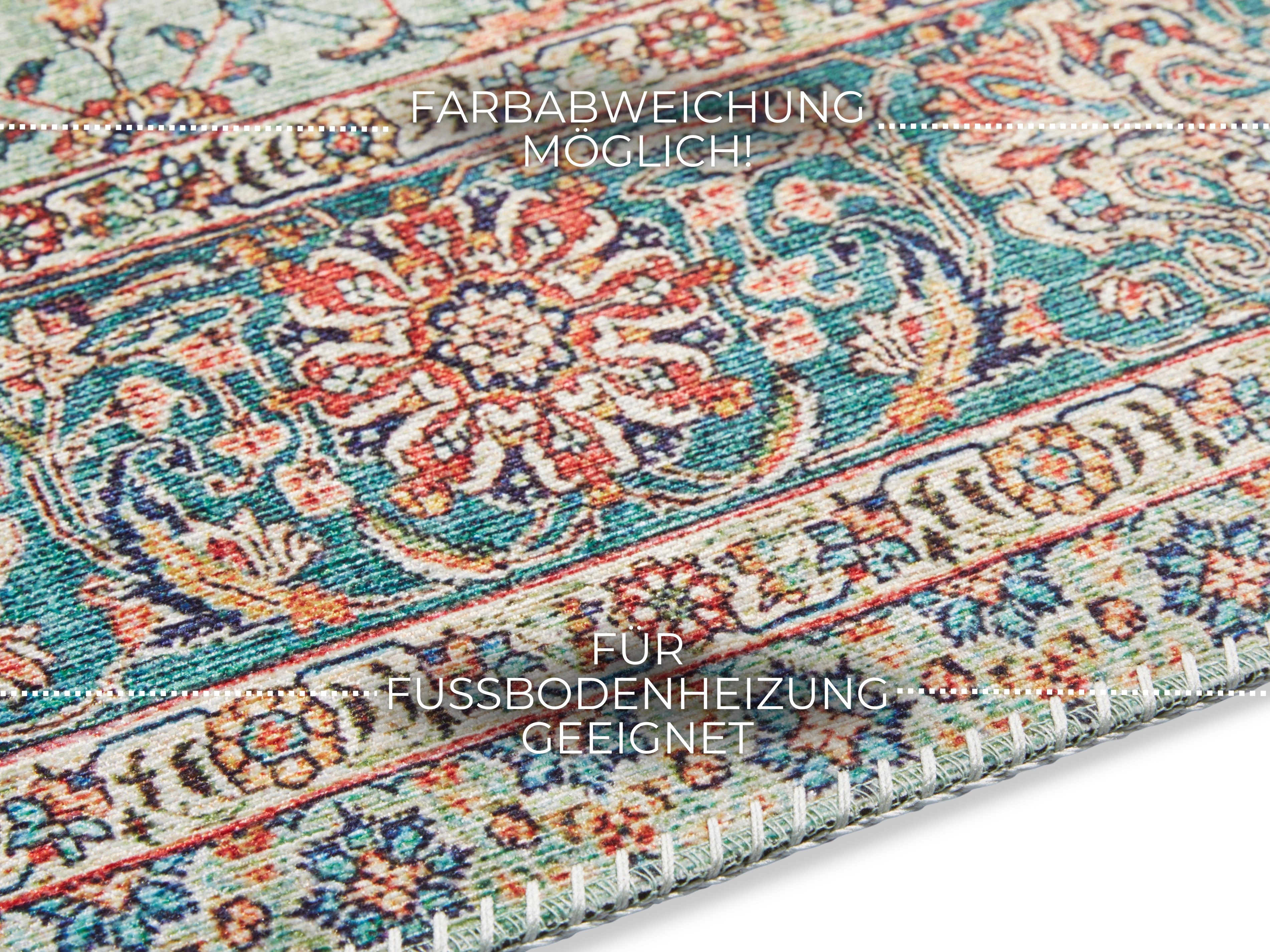 ELLE DECORATION Vloerkleed Mahal Oosters, kortpolig, vintage, woonkamer, slaapkamer, loper