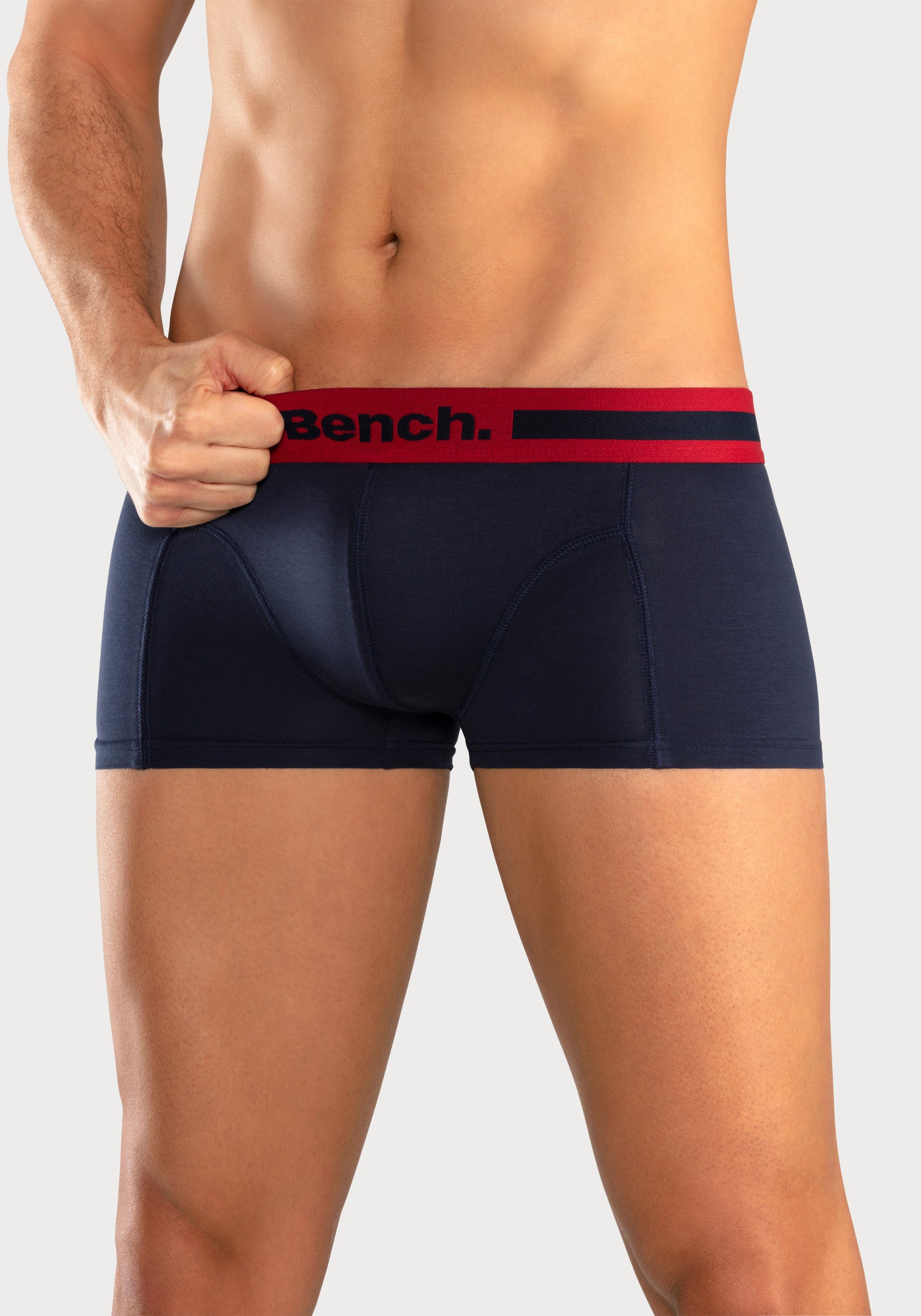 Bench. Hipster strak zittende boxershorts van katoenmix (set, 4 stuks)